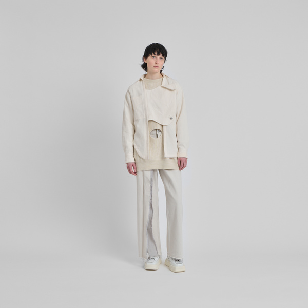 kotohayokozawa ジレ Future Present - KOTOHAYOKOZAWA | Layered-tie Sleeveless Jacket