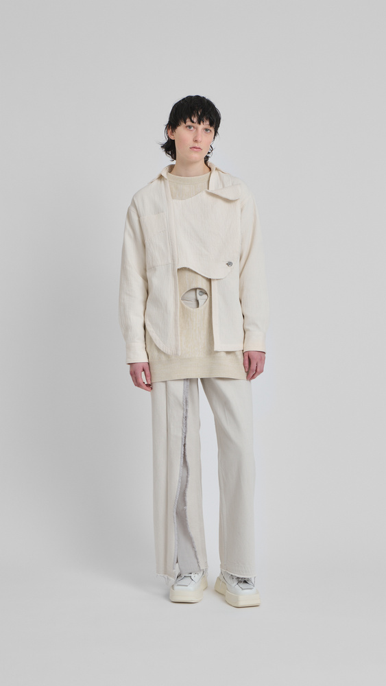 Future Present - KOTOHAYOKOZAWA | Layered-tie Sleeveless Jacket