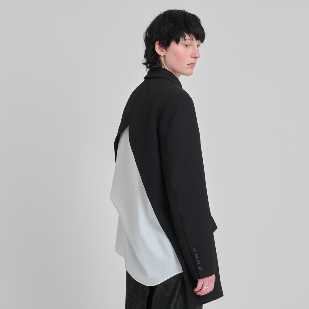 Future Present - SSSTEIN | Oversized Gradation Pleats Jacket