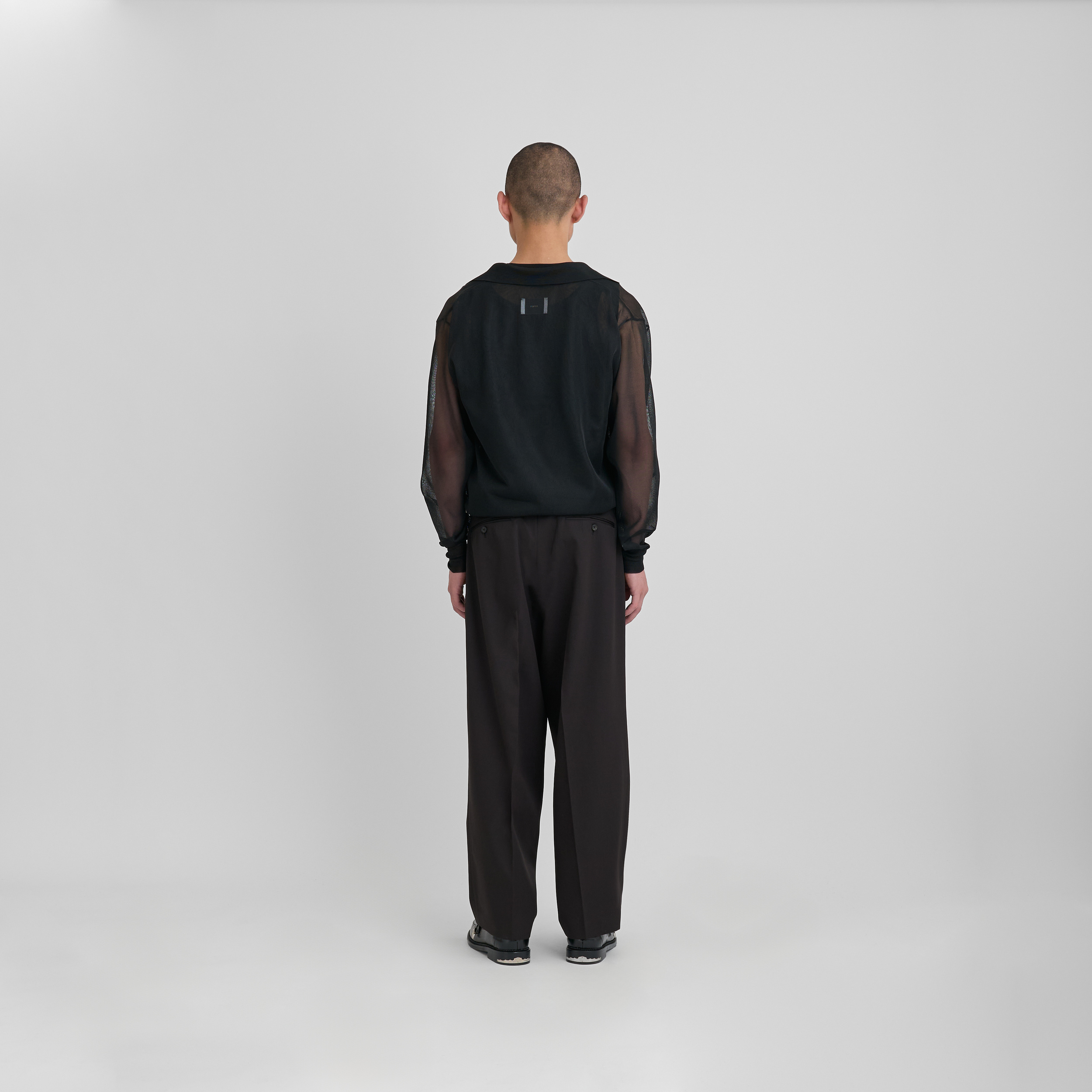 Future Present - SSSTEIN | Belted Wide Straight Trousers