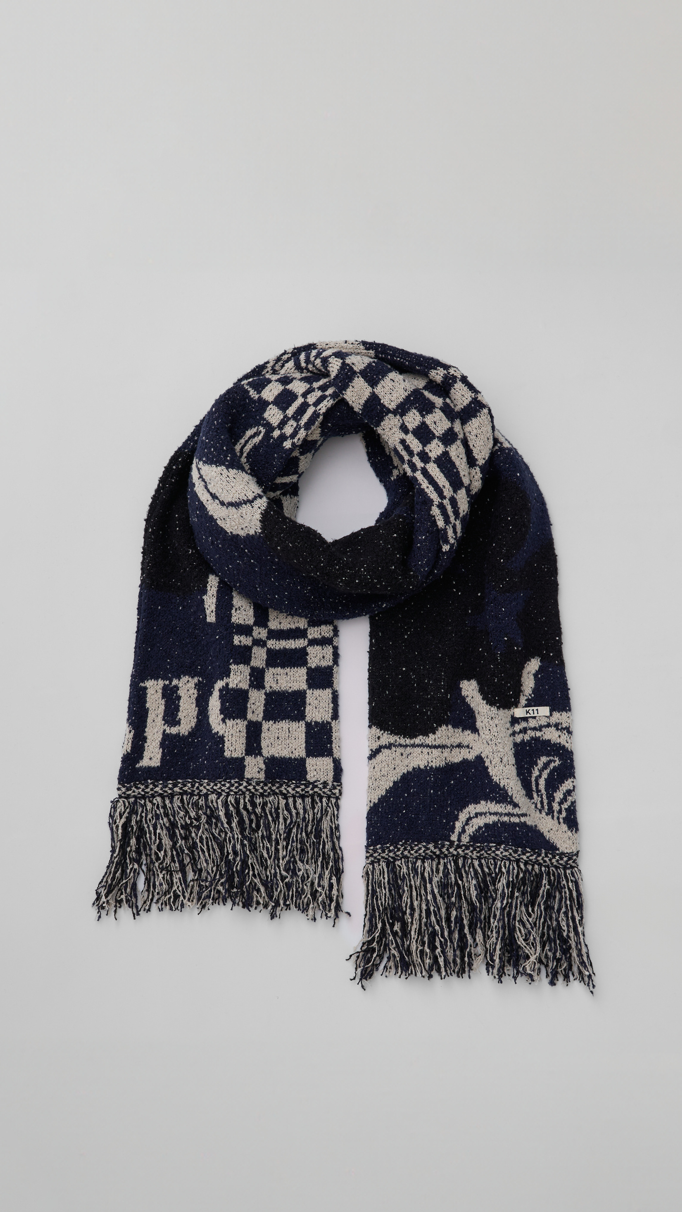 Future Present - YOKE | Still Jacquard Long Stole