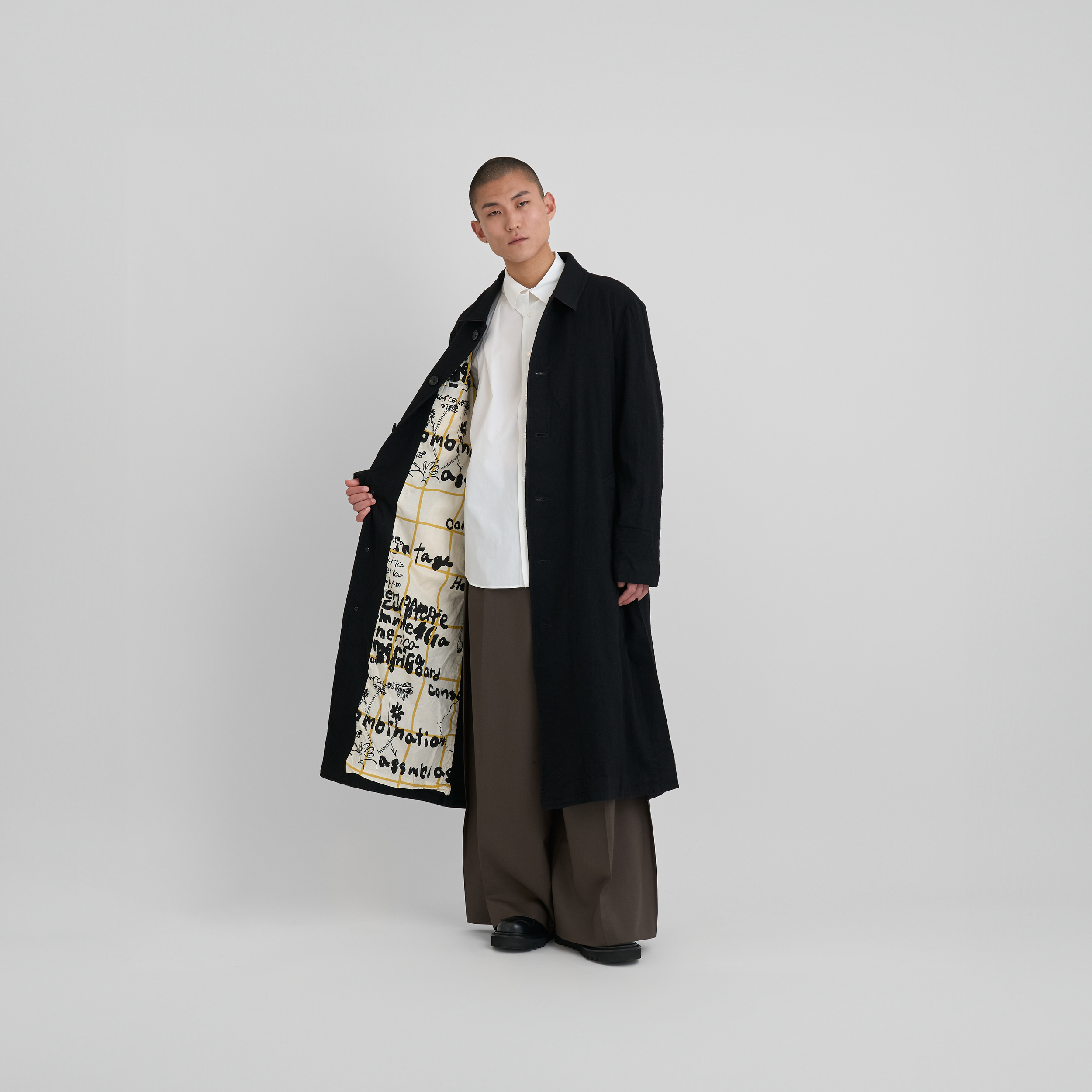 Future Present - KHOKI | Washed Wool Coat