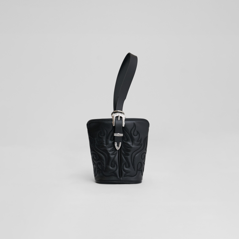 TOGA TOO WESTERN LEATHER SHOULDER POUCH Toga Too Western Leather