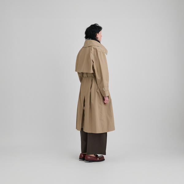 Future Present - SSSTEIN | Windproof Nylon Double Breasted Coat
