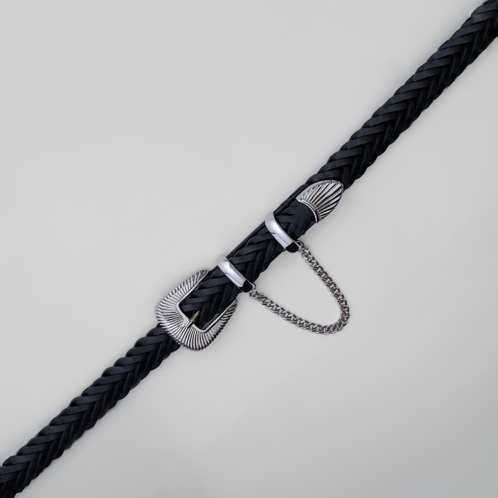 【Jieda】 LETHER WESTERN BELT jieda 25 Autumn Winter Collection 