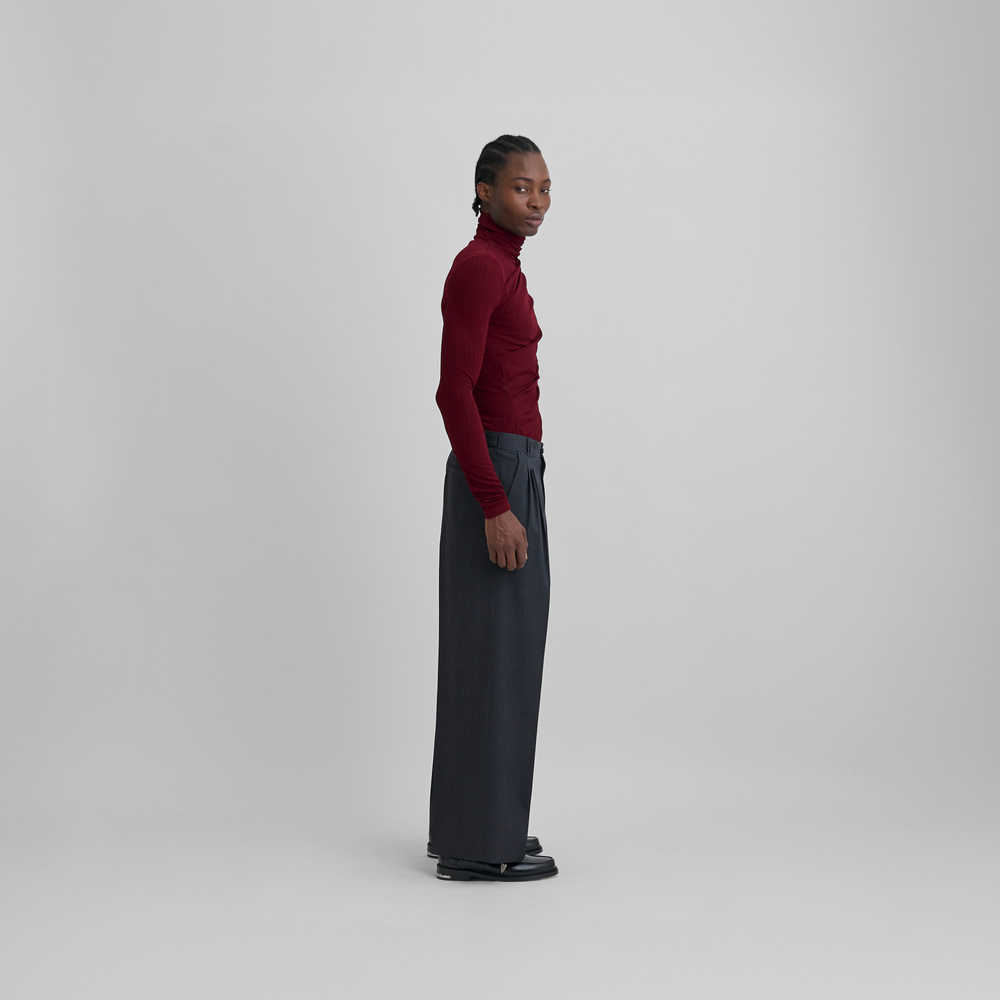 Future Present - YOKE | 3 Pleated Wide Leg Trousers