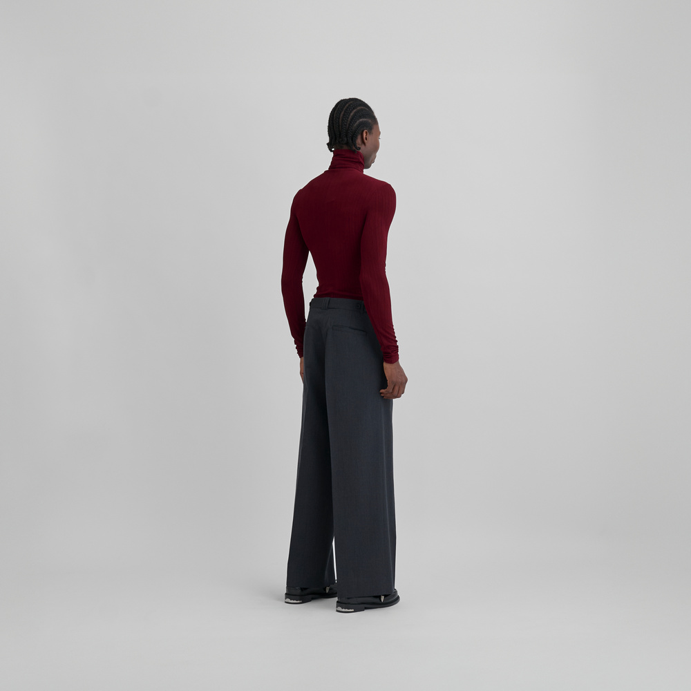 Future Present - YOKE | 3 Pleated Wide Leg Trousers