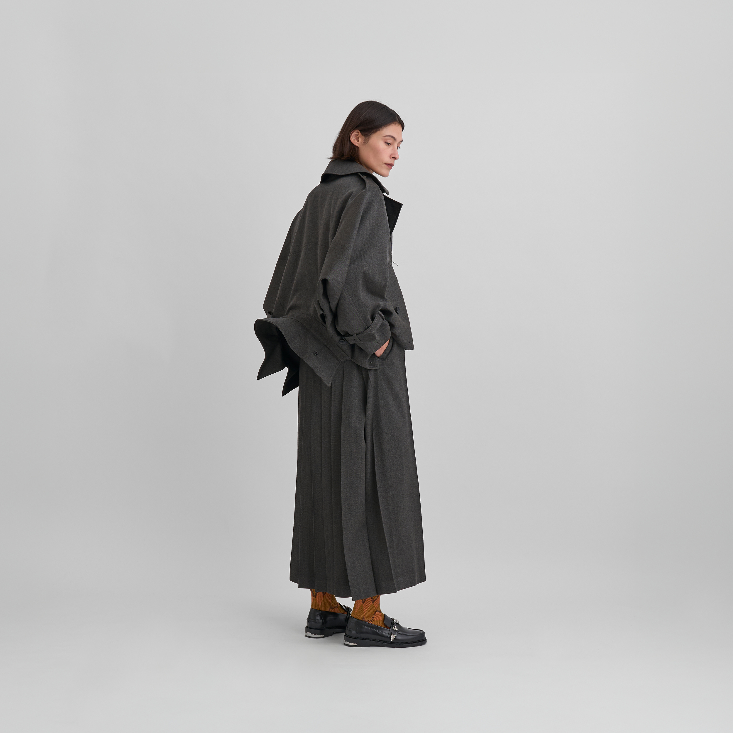 ジャケット・アウター double-end hight twist doeskin trench Future Present - BEAUTIFUL PEOPLE | Double-end High Twist