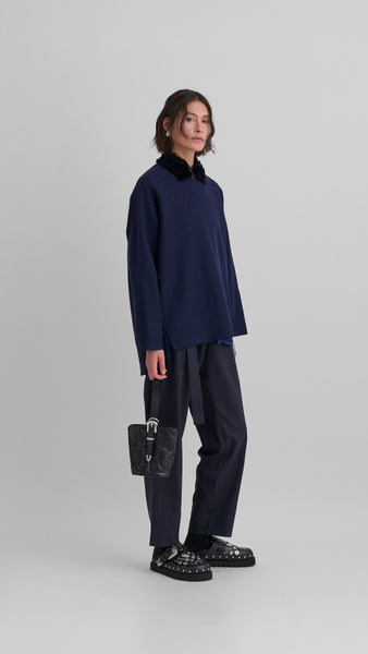 Future Present - UJOH | Side Slit Crew Neck Knit