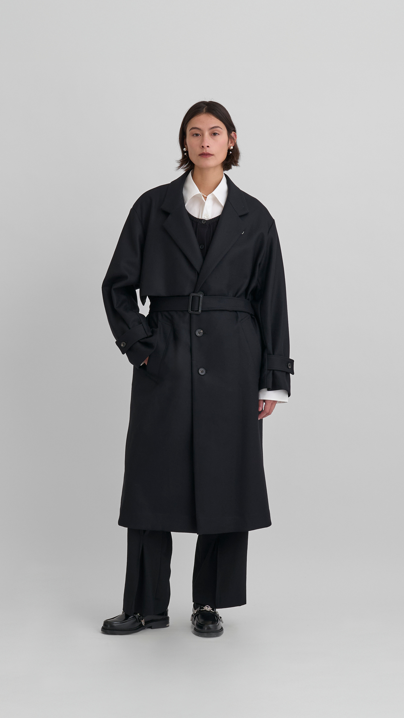 CTHY　LUXURY MATERIAL CHESTER COAT CTHY LUXURY MATERIAL CHESTER COAT Long Chester Coat Men's 16