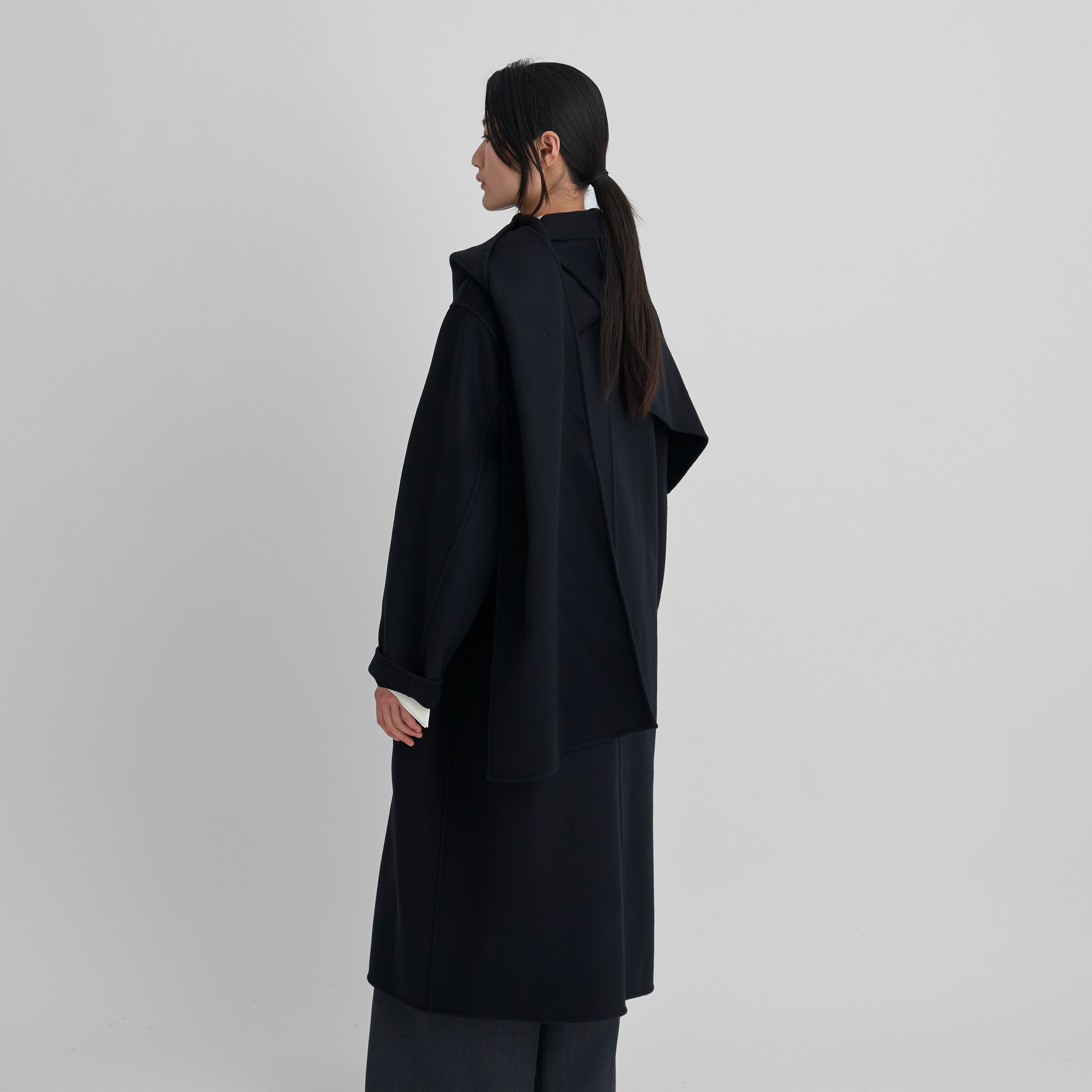 23aw Lay Chester Coat【ssstein】 ssstein LAY CHESTER COAT・BLACK - tity
