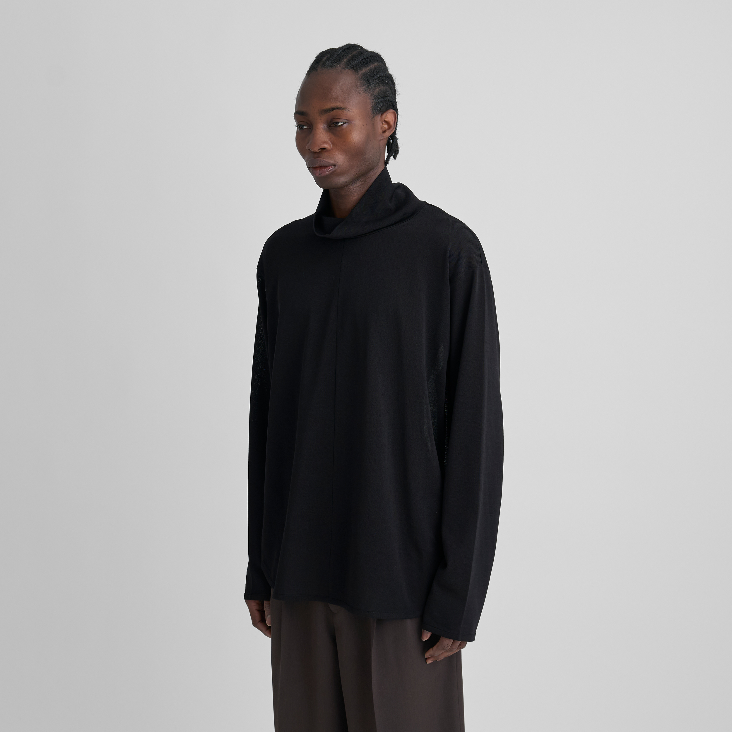 ssstein スタイン Wool/Silk Knit Skipper LS WOOL SILK KNIT TUCKED LS
