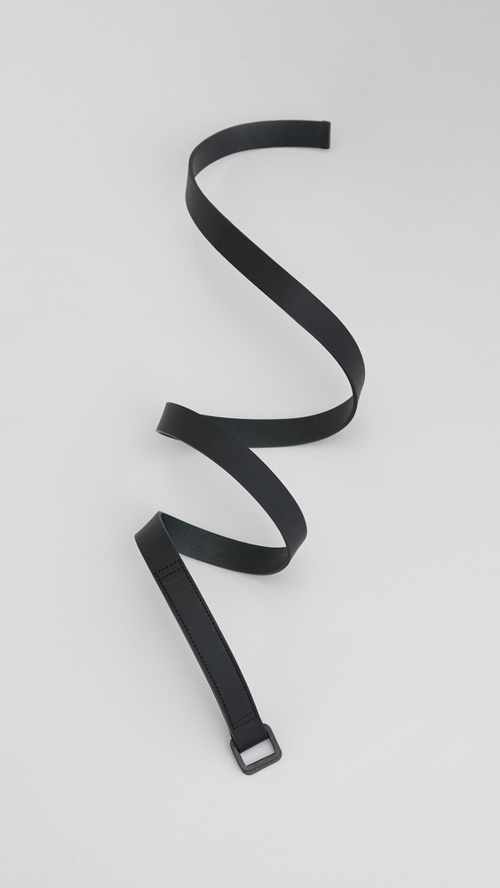 小物 SSSTEIN LEATHER BELT ST.327 BLACK ssstein - 【再販売通知受付可能】Leather Belt(PLAIN BUCKLE