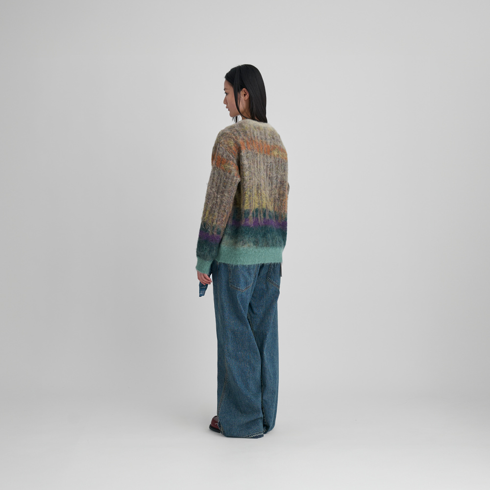 YOKE (別注)GRADATION MOHAIR KNIT PULL OVER Future Present - YOKE | Mohair Jacquard Knit