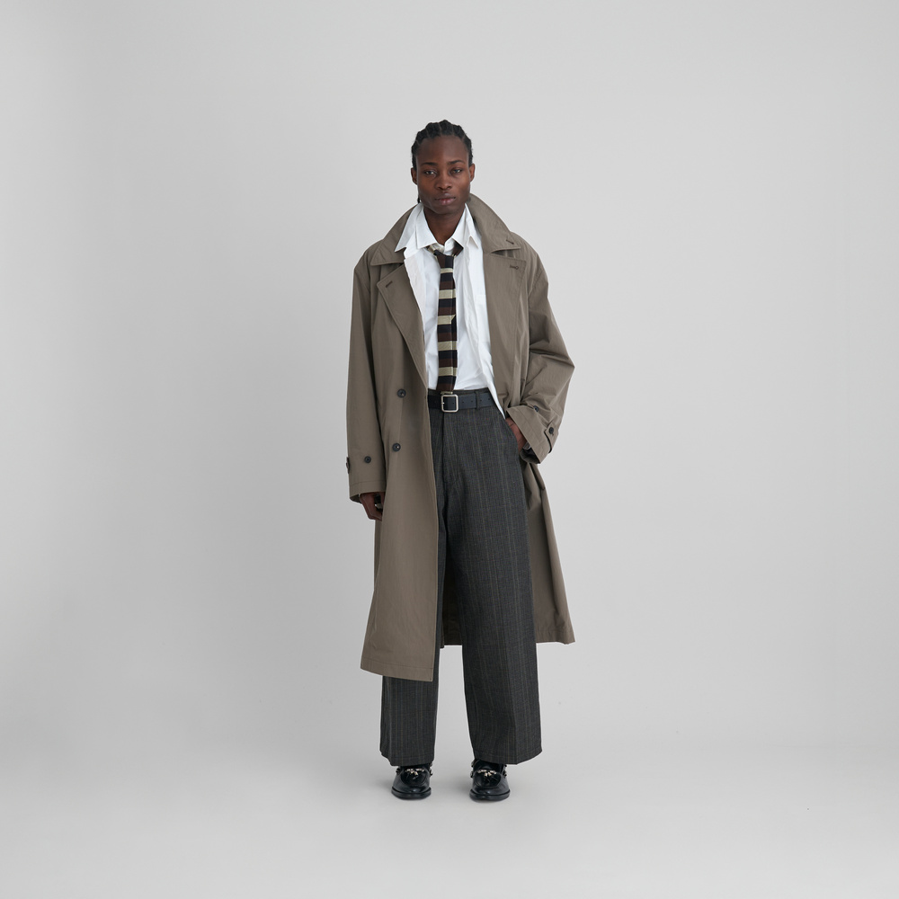 ジャケット・アウター ssstein DOUBLE SHADE TRENCH COAT Future Present - SSSTEIN | Windproof Nylon Double Breasted Coat