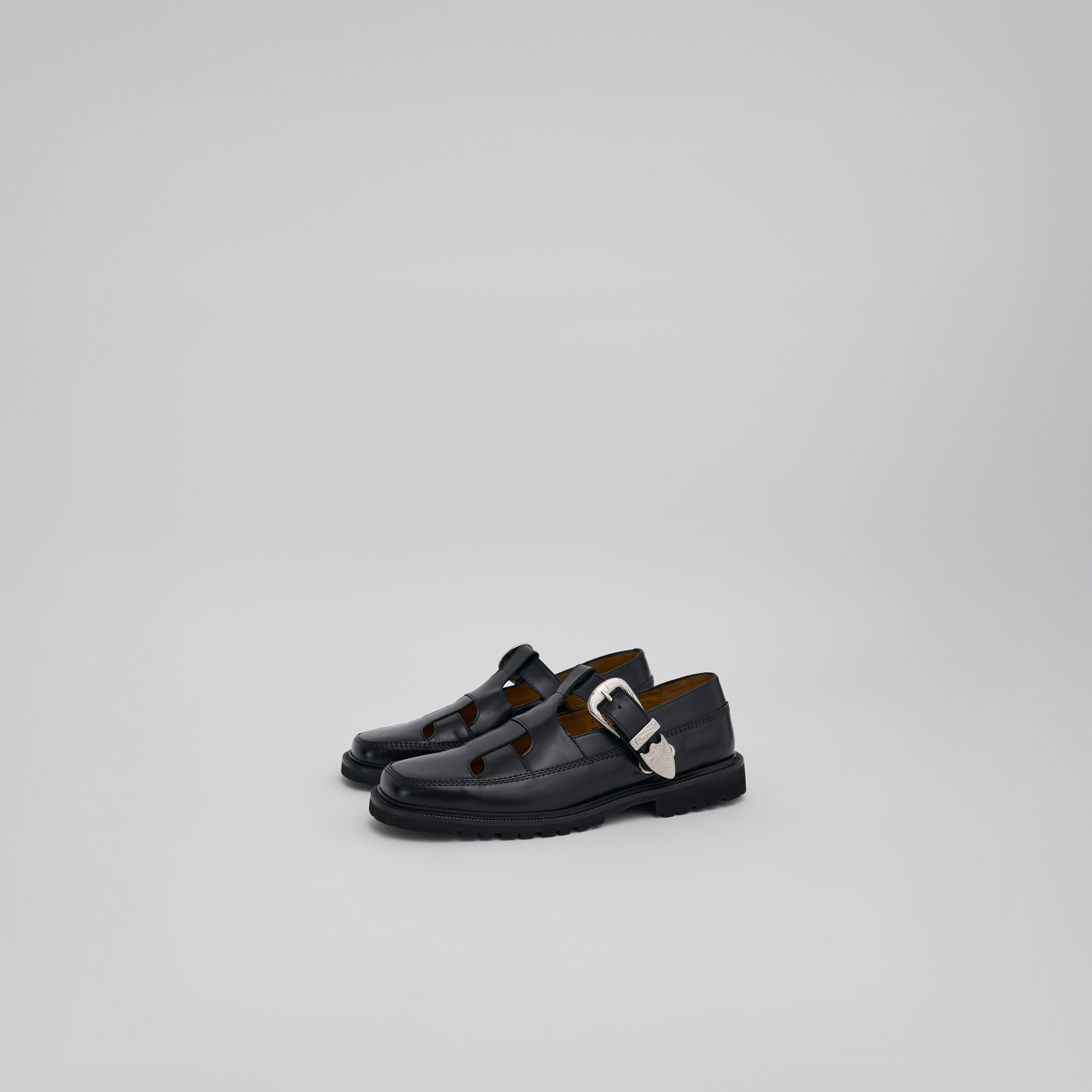Future Present - TOGA VIRILIS | T-bar Leather Loafer