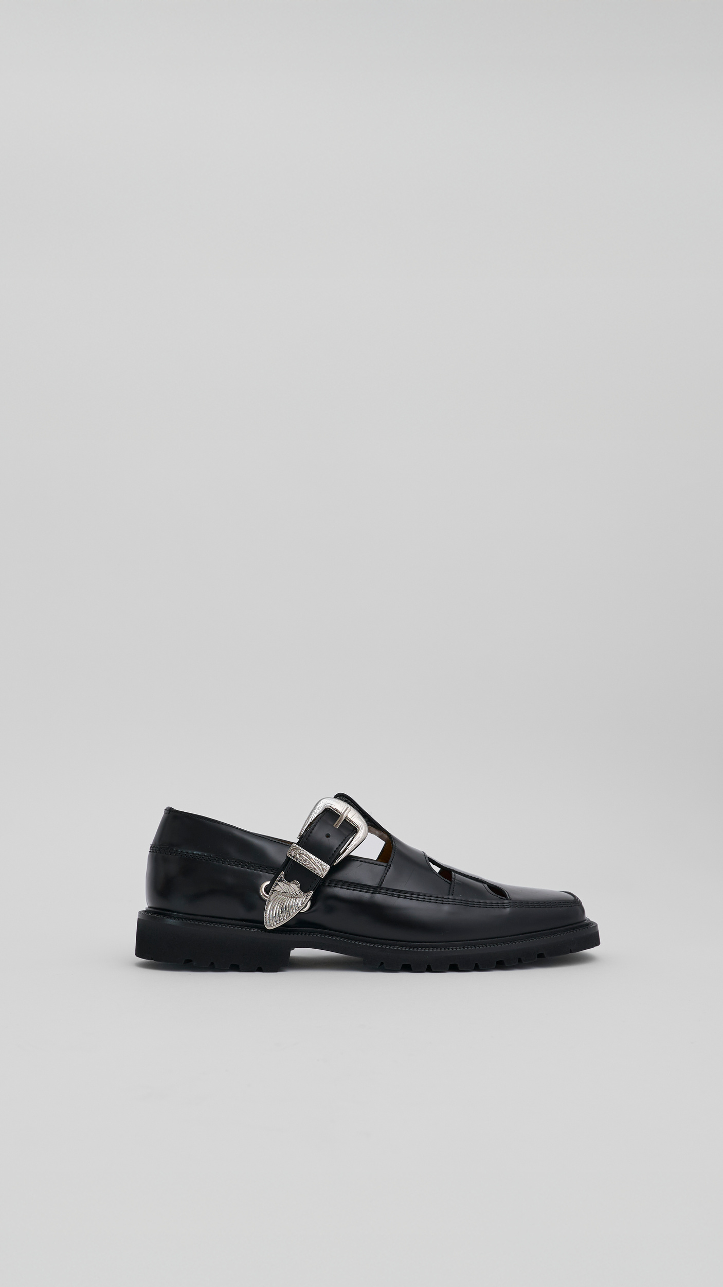Future Present - TOGA VIRILIS | T-bar Leather Loafer