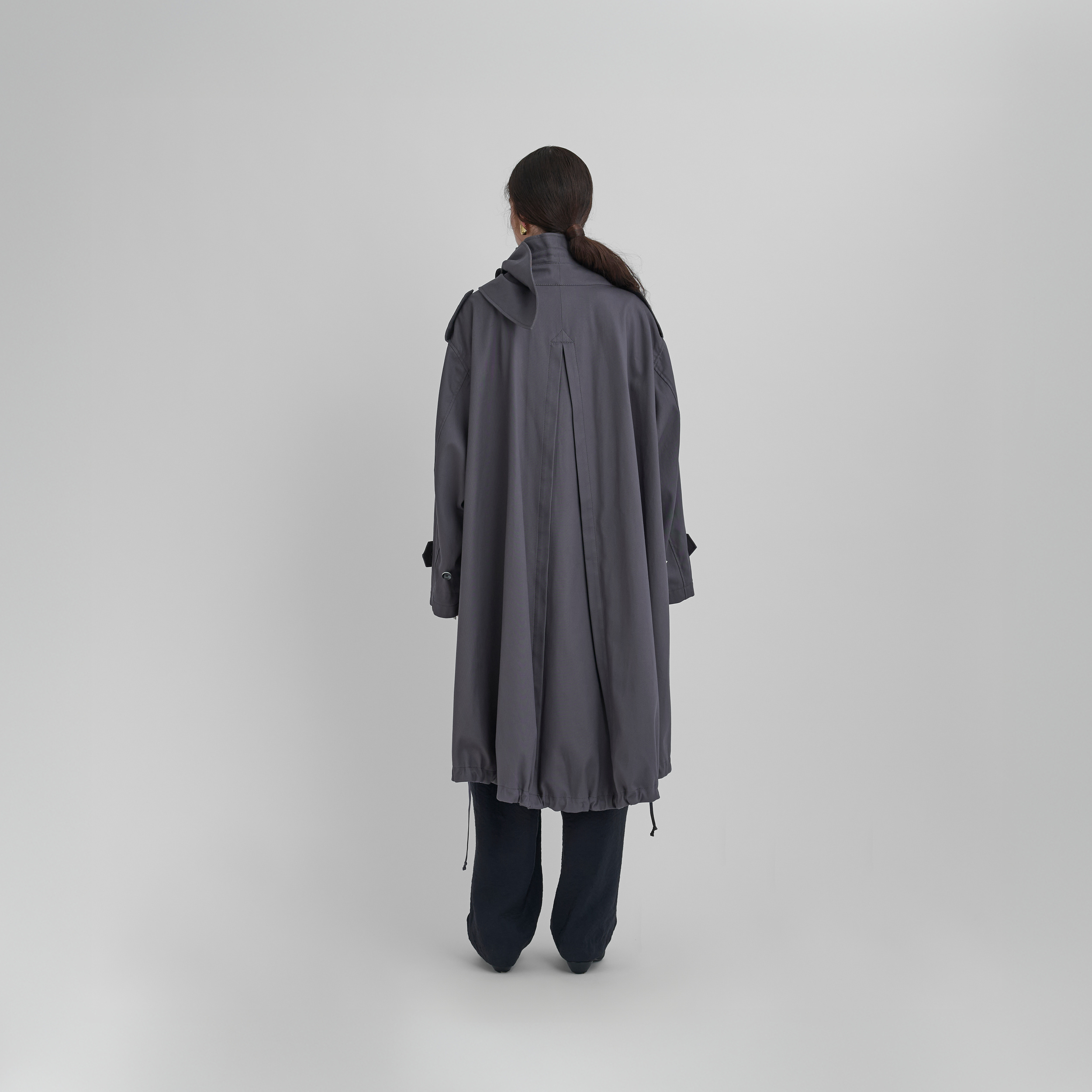 Future Present - MAME KUROGOUCHI | Grain Finish Flap Front Jacket