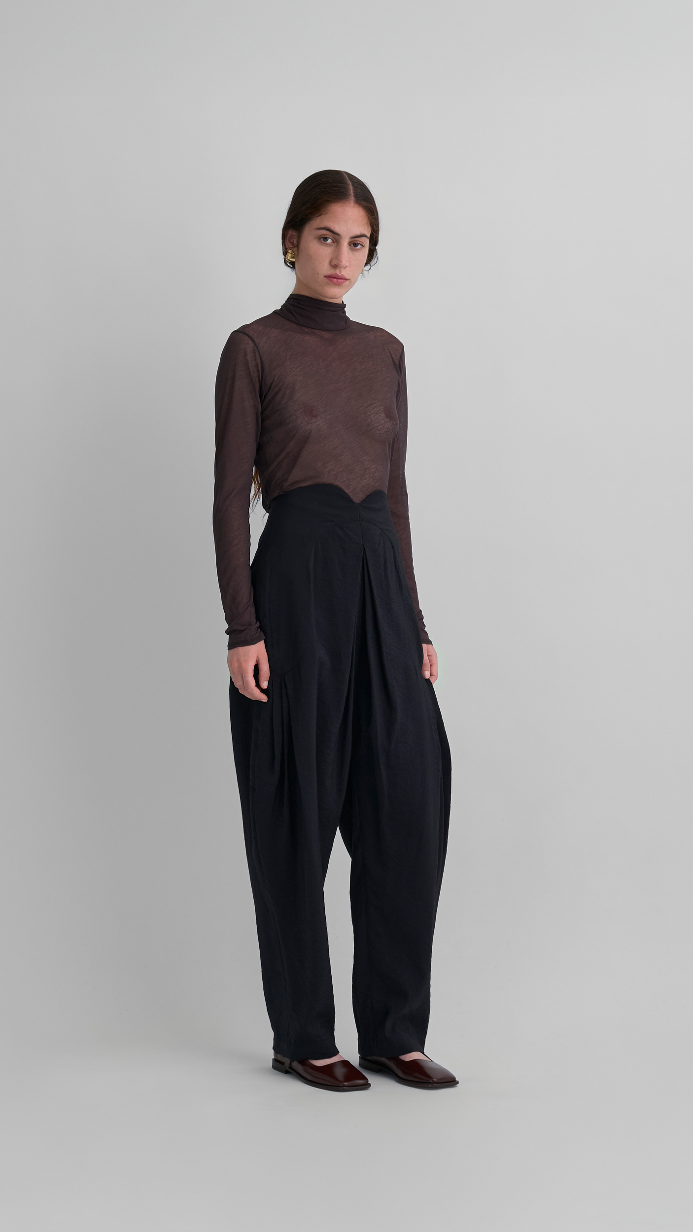 Future Present - MAME KUROGOUCHI | Volume Drape Shirt