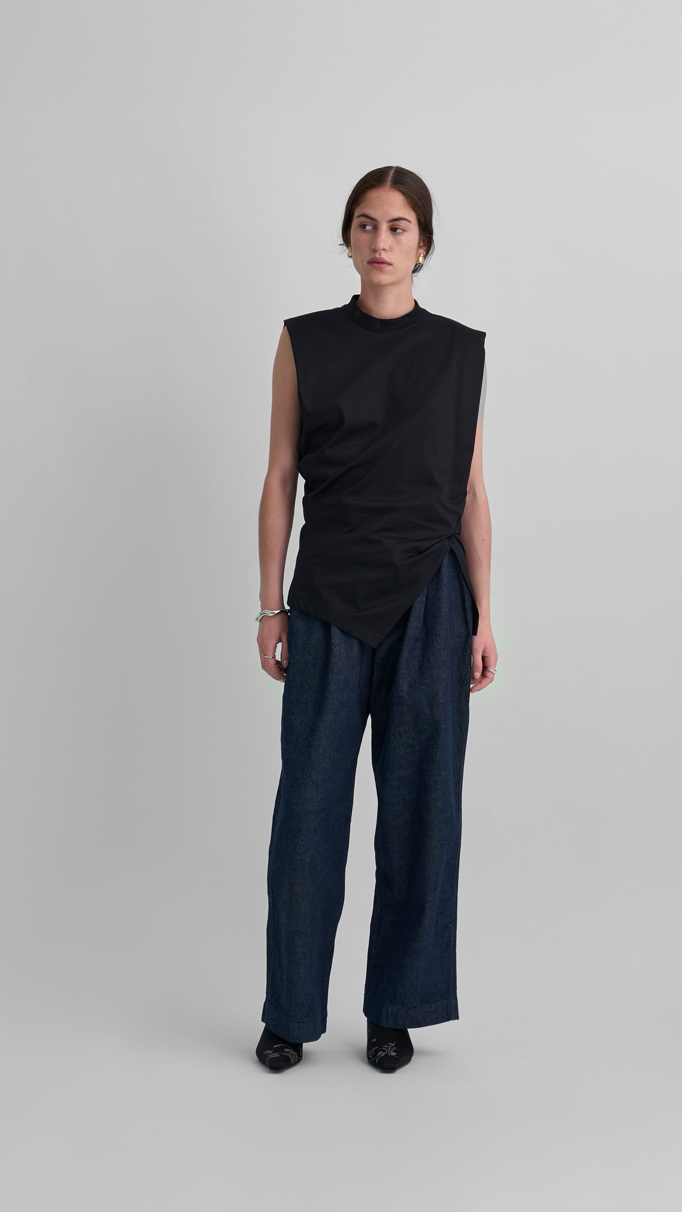 Future Present - MAME KUROGOUCHI | Cotton Jersey Asymmetric