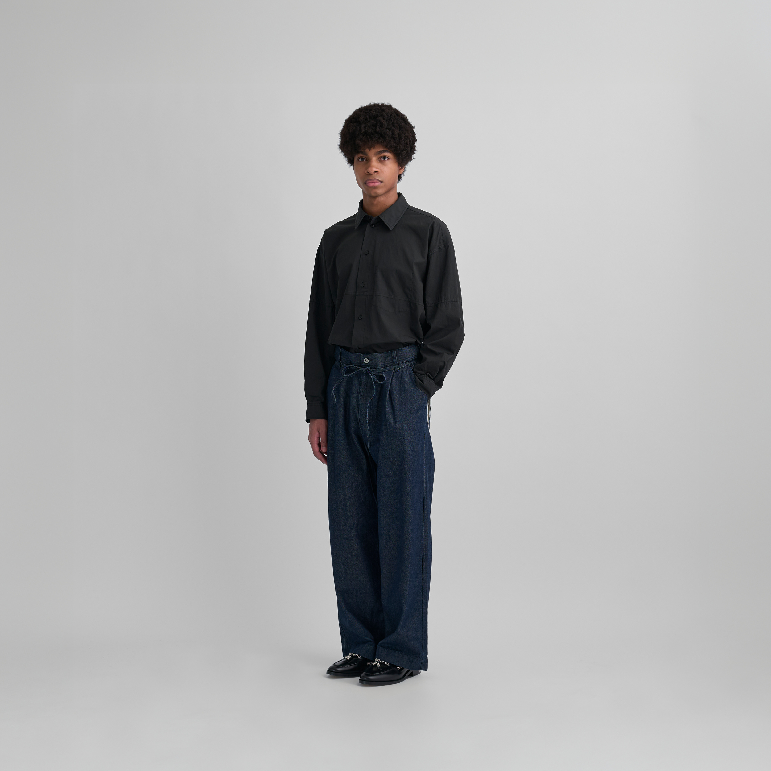 voaaovセットアップ washable wool ネイビーsize1 VOAAOV（ヴォアーブ）の「【VOAAOV】 washable wool nocollar