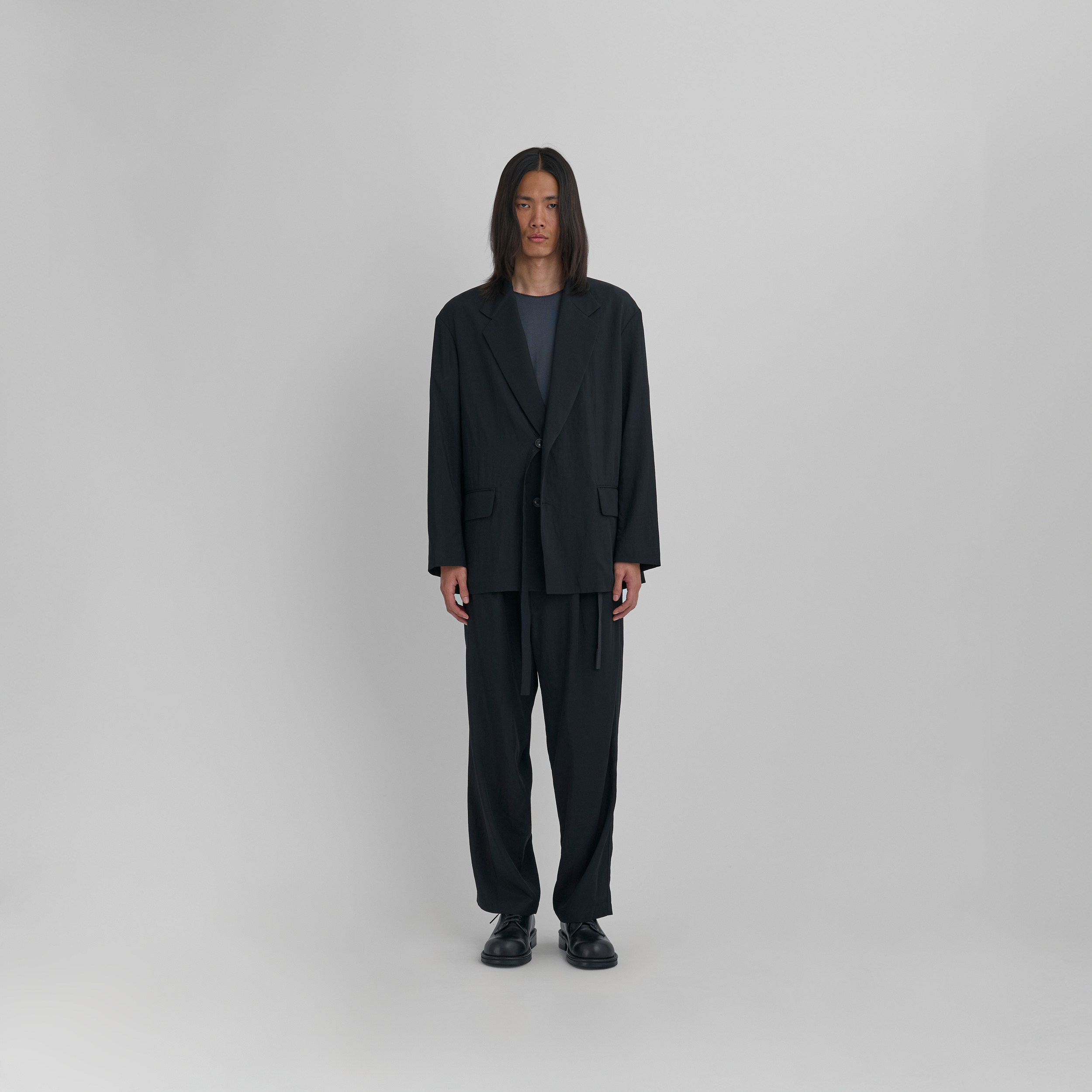 ジャケット・アウター WASHERLINEN BAL COLLAR COAT(BLACK WATCH) THE RERACS│ザ・リラクス / THE BAL COLLAR COAT(BLACK WATCH)