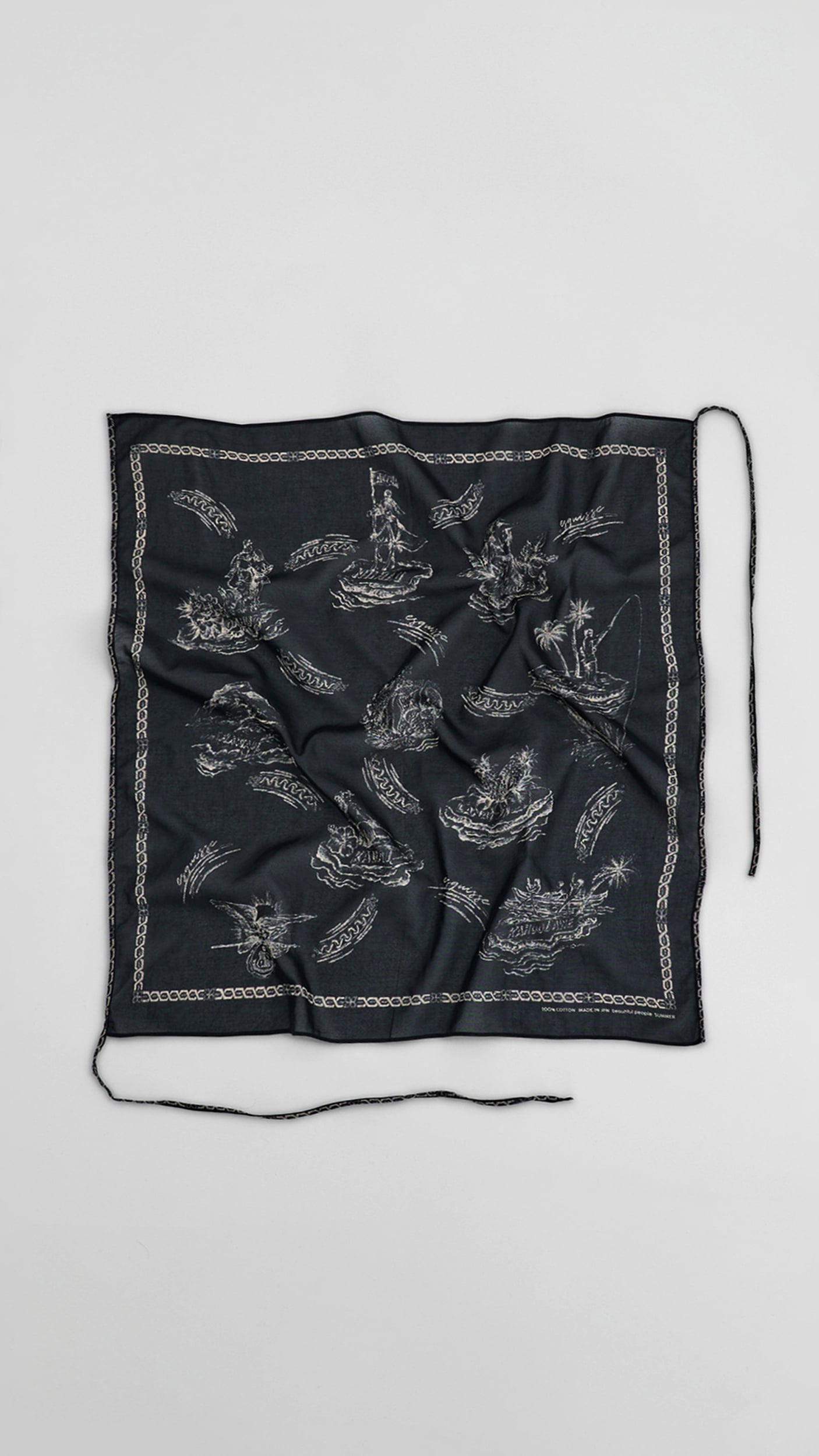 Future Present - MAME KUROGOUCHI | Hand Printed Silk Scarf