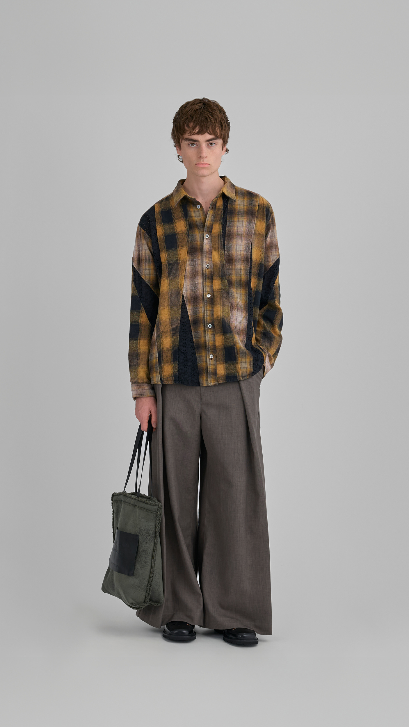 Future Present - KHOKI | Vintage Effect Asymmetric Shirt