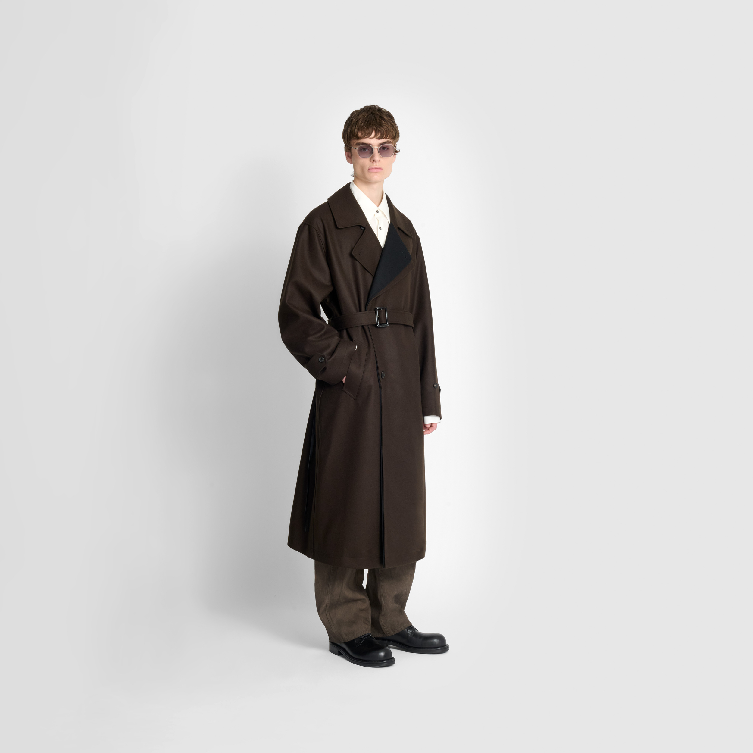 Future Present - SSSTEIN | Double Lapel Double Breasted Coat
