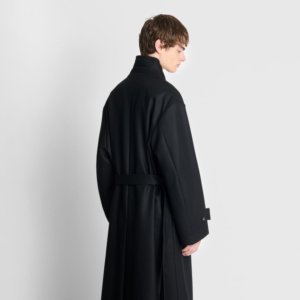 2025AW マメクロゴウチ Wool Arupaka Long coat Future Present - MAME KUROGOUCHI | Wool Arupaka Long Coat