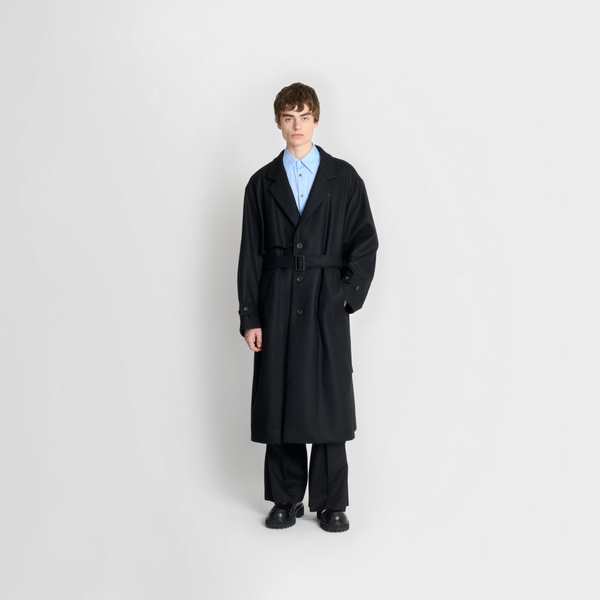 2025AW マメクロゴウチ Wool Arupaka Long coat Future Present - MAME KUROGOUCHI | Wool Arupaka Long Coat