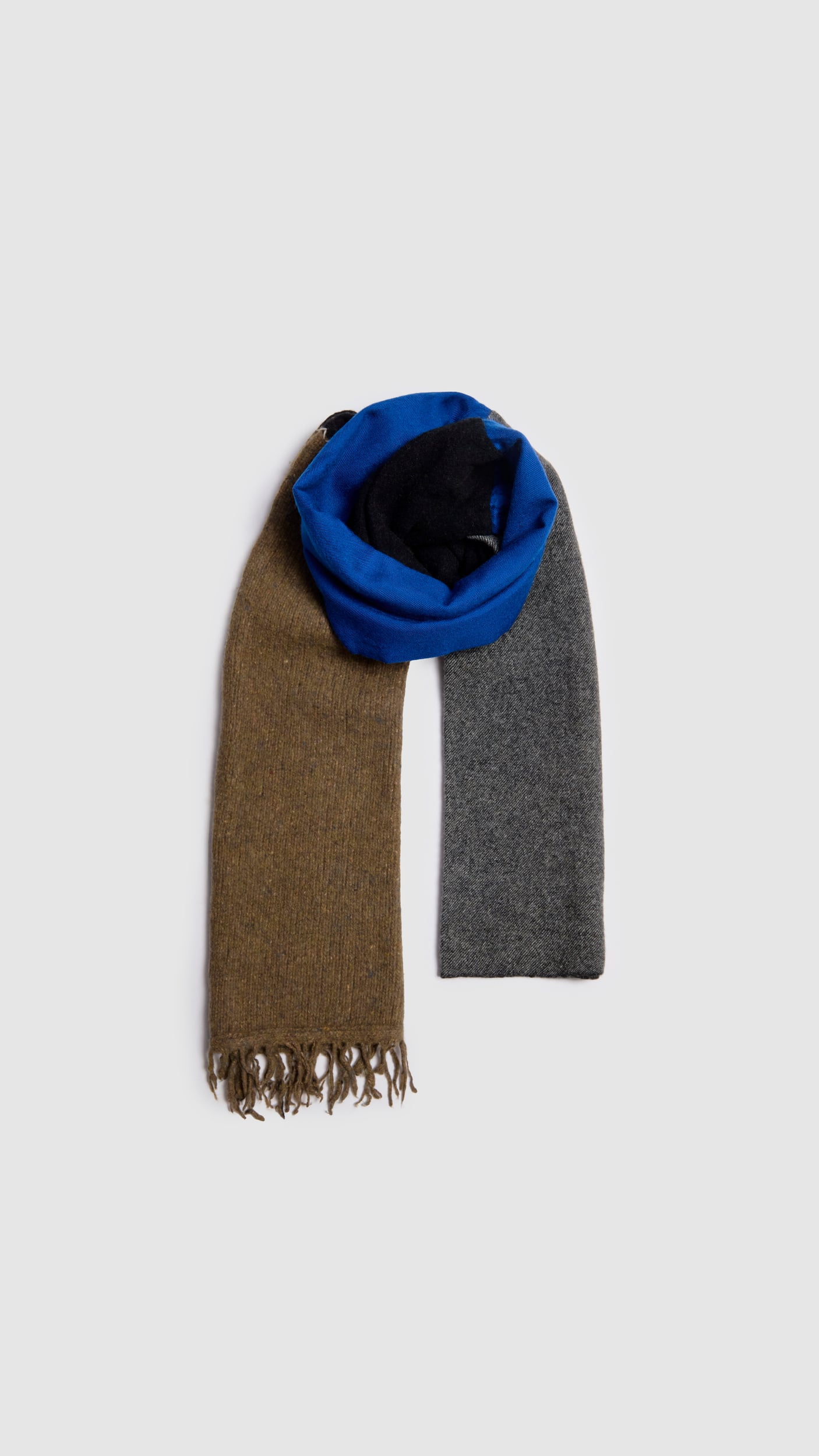 メンズ KHOKI Intarsia-knit muffler