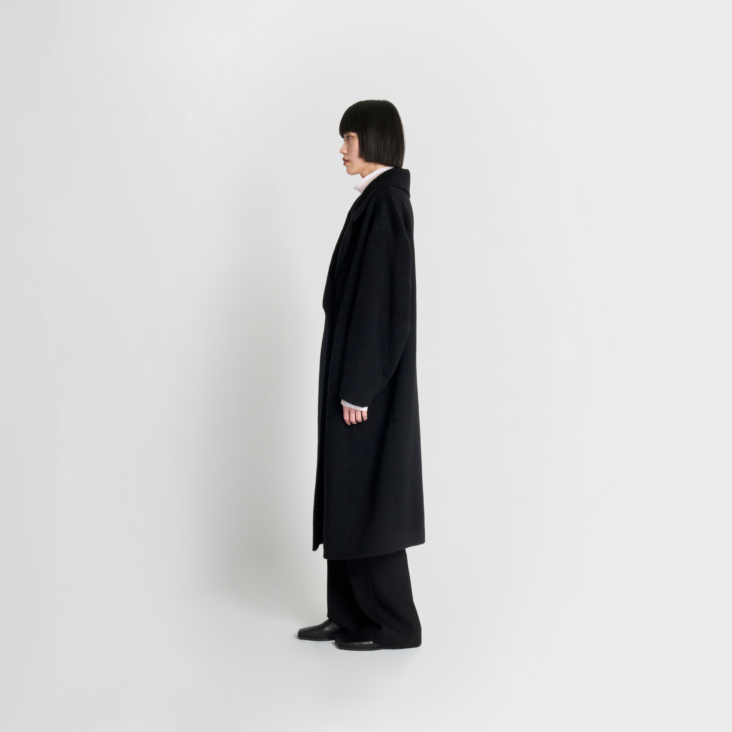 Future Present - MAME KUROGOUCHI | Wool Arupaka Long Coat