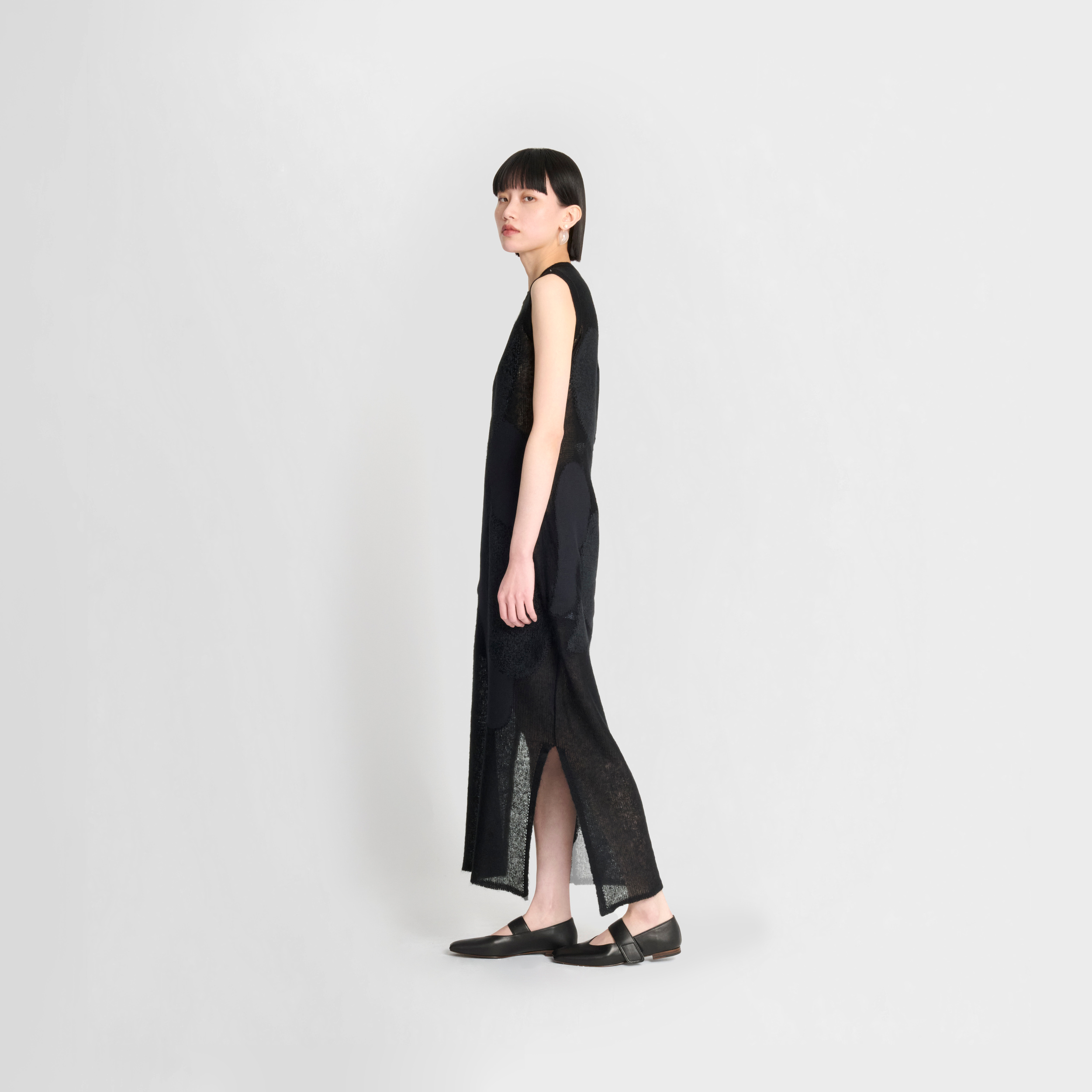 Future Present - MAME KUROGOUCHI | Katachi Motif Knitted Dress