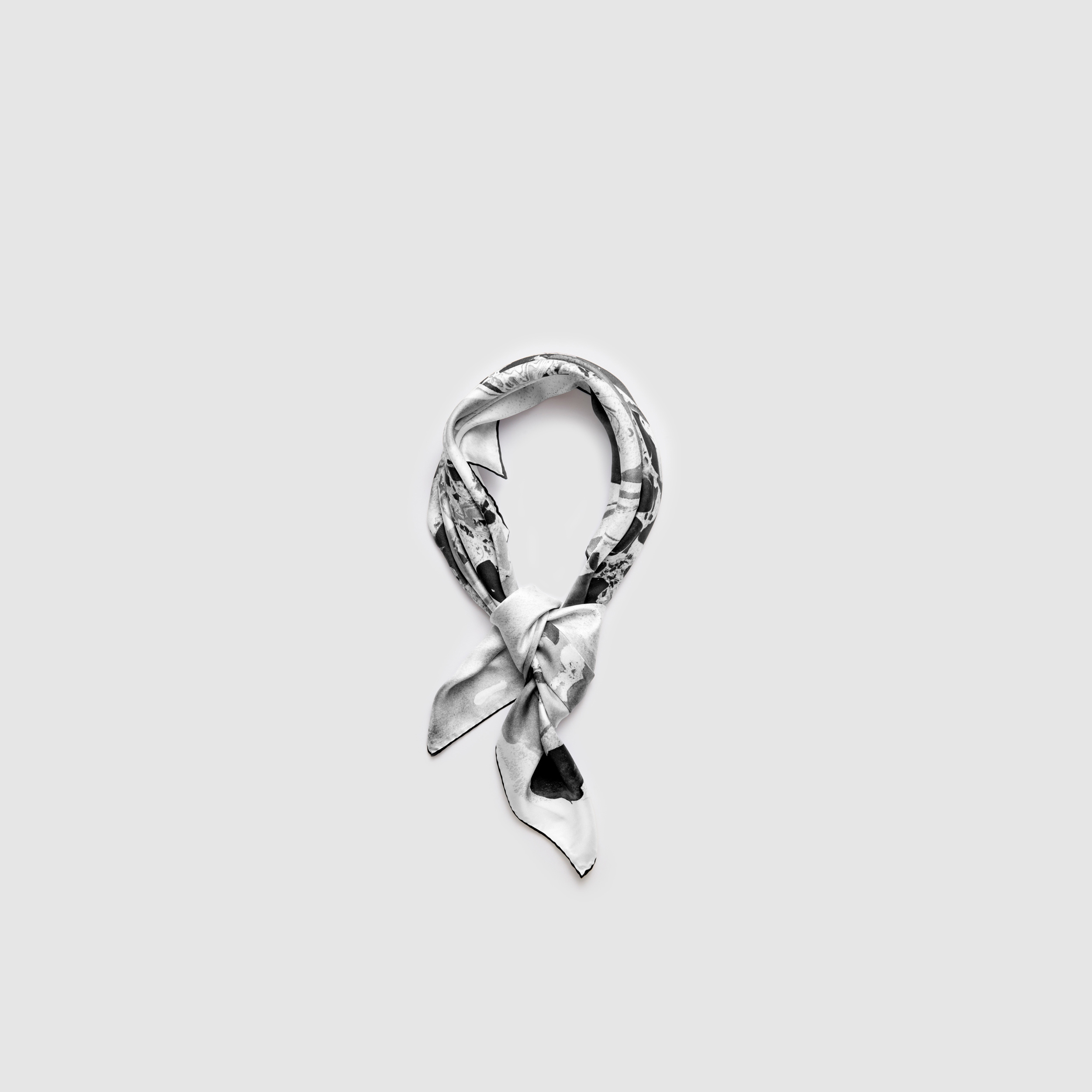 Future Present - MAME KUROGOUCHI | Hand Printed Silk Scarf