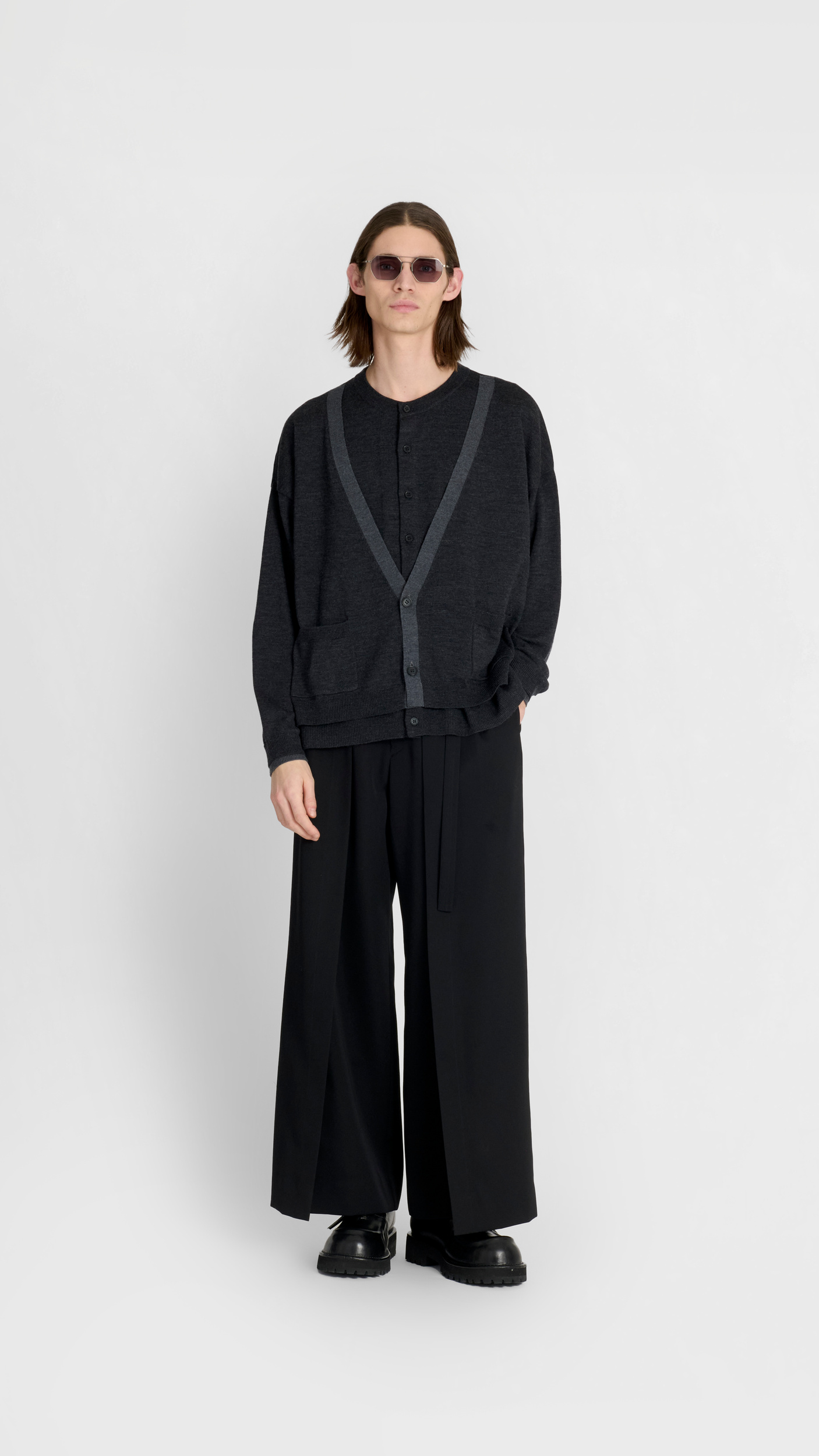 Future Present - YOKE | Connected Cardigan Shirt