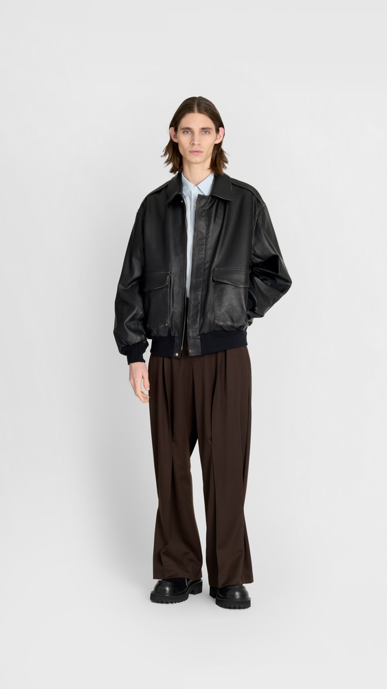 Future Present - SSSTEIN | Vintage Flight Leather Jacket