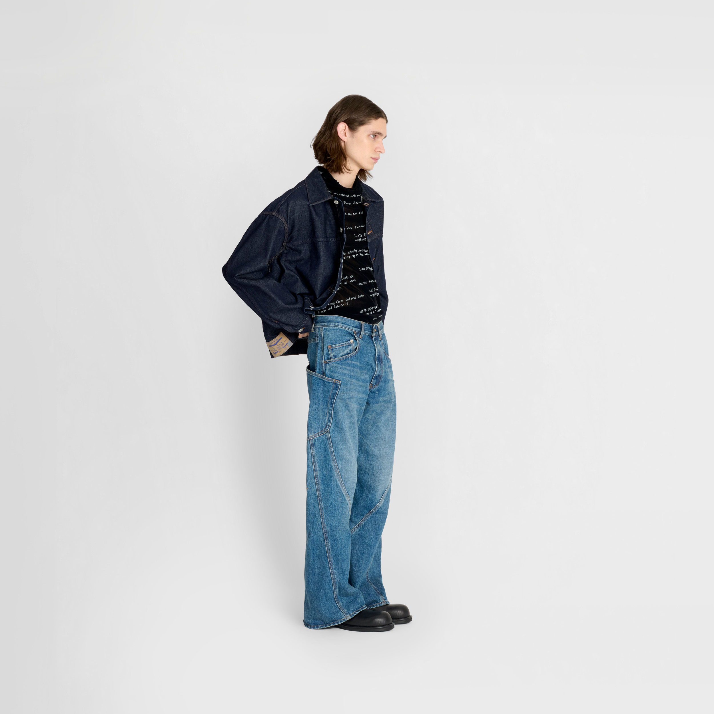Future Present - JIEDA | Used 3D Work Denim