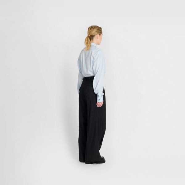 Future Present - KHOKI | Pleated Pinstripe Trousers