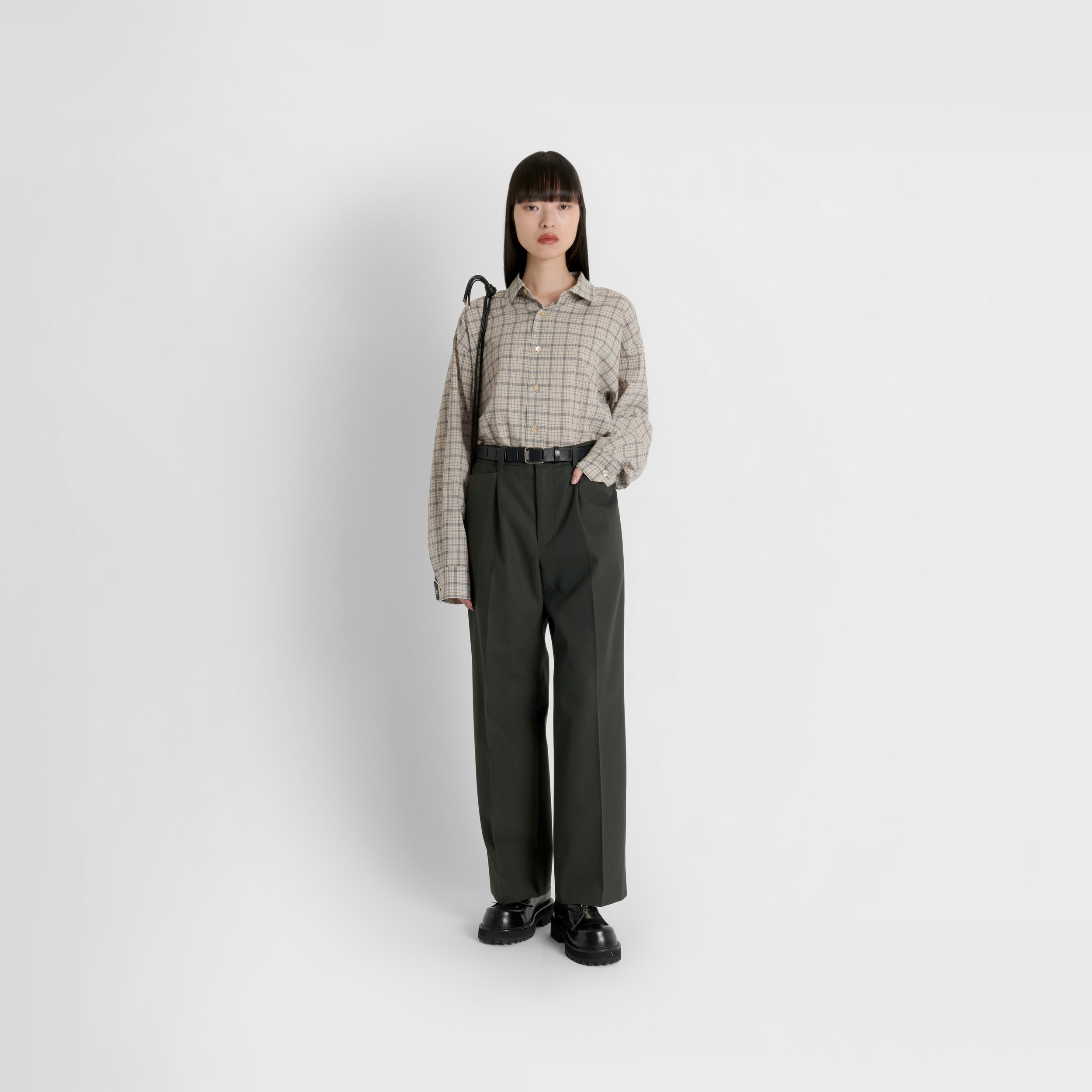 Future Present - JIEDA | One Tuck Trousers