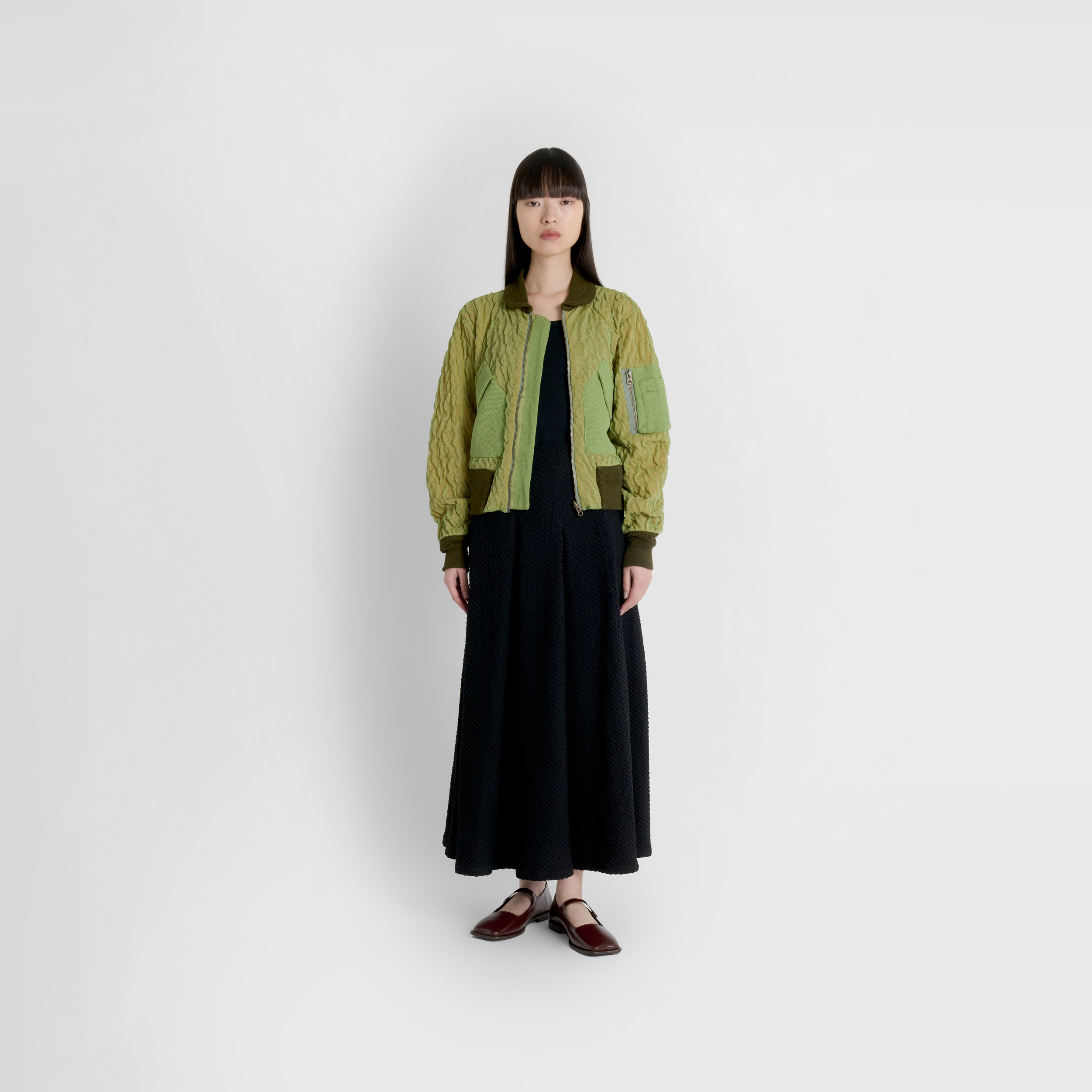 Future Present - KOTA GUSHIKEN | See-through Flight Jacket