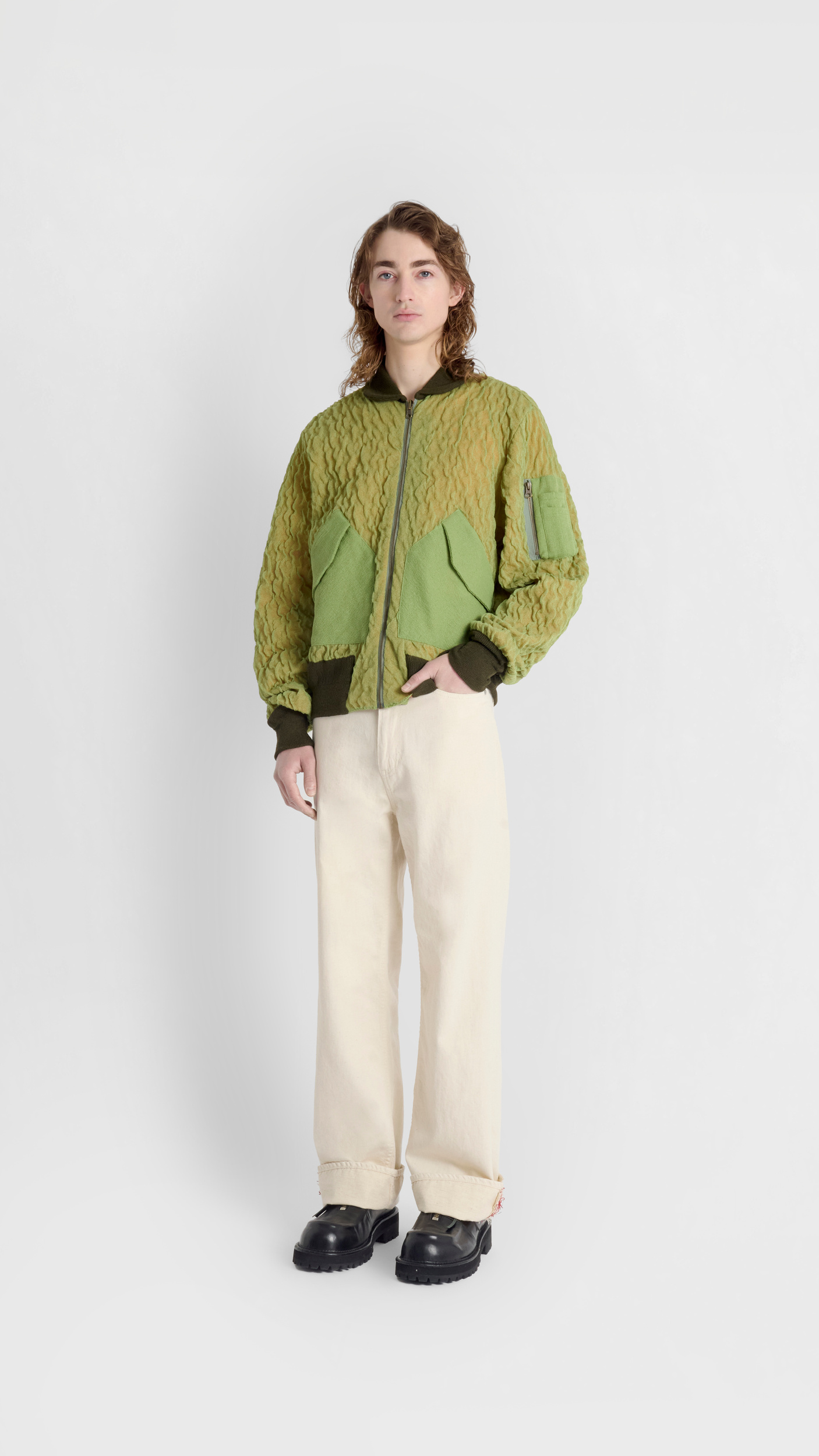 Future Present - KOTA GUSHIKEN | See-through Flight Jacket
