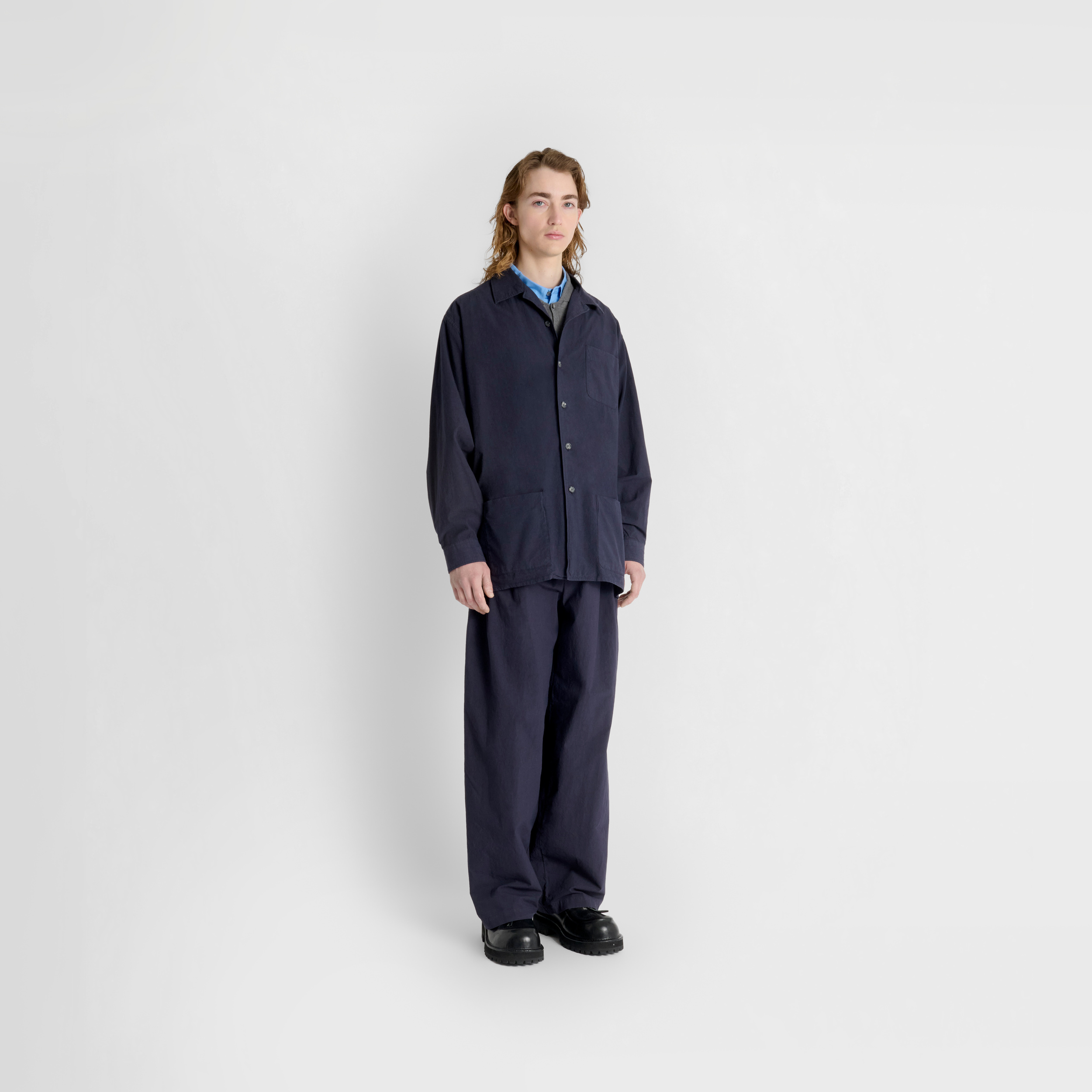 Future Present - YOKE | Garment-dyed Shirt Jacket