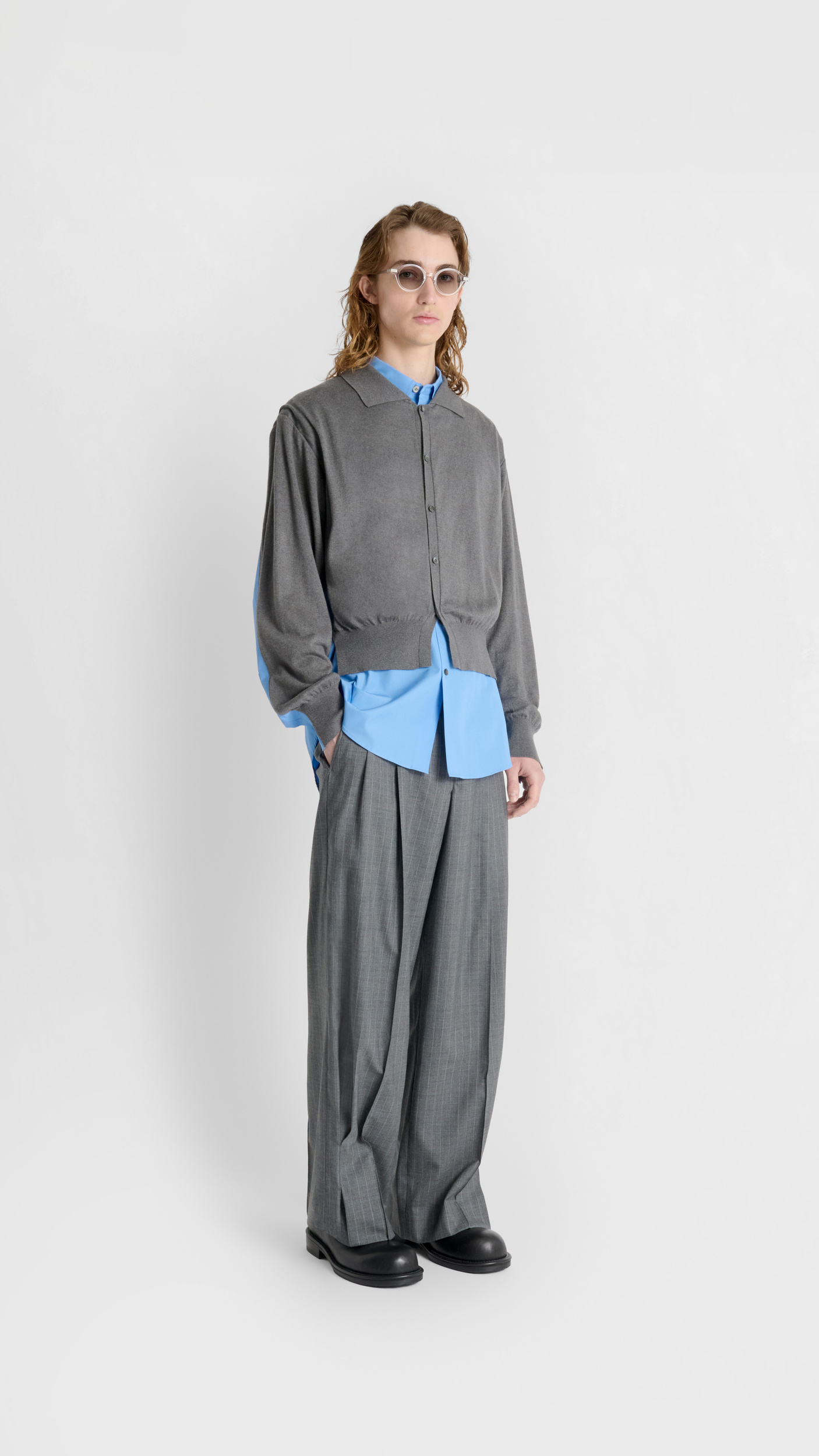 Future Present - YOKE | Connected Cardigan Shirt