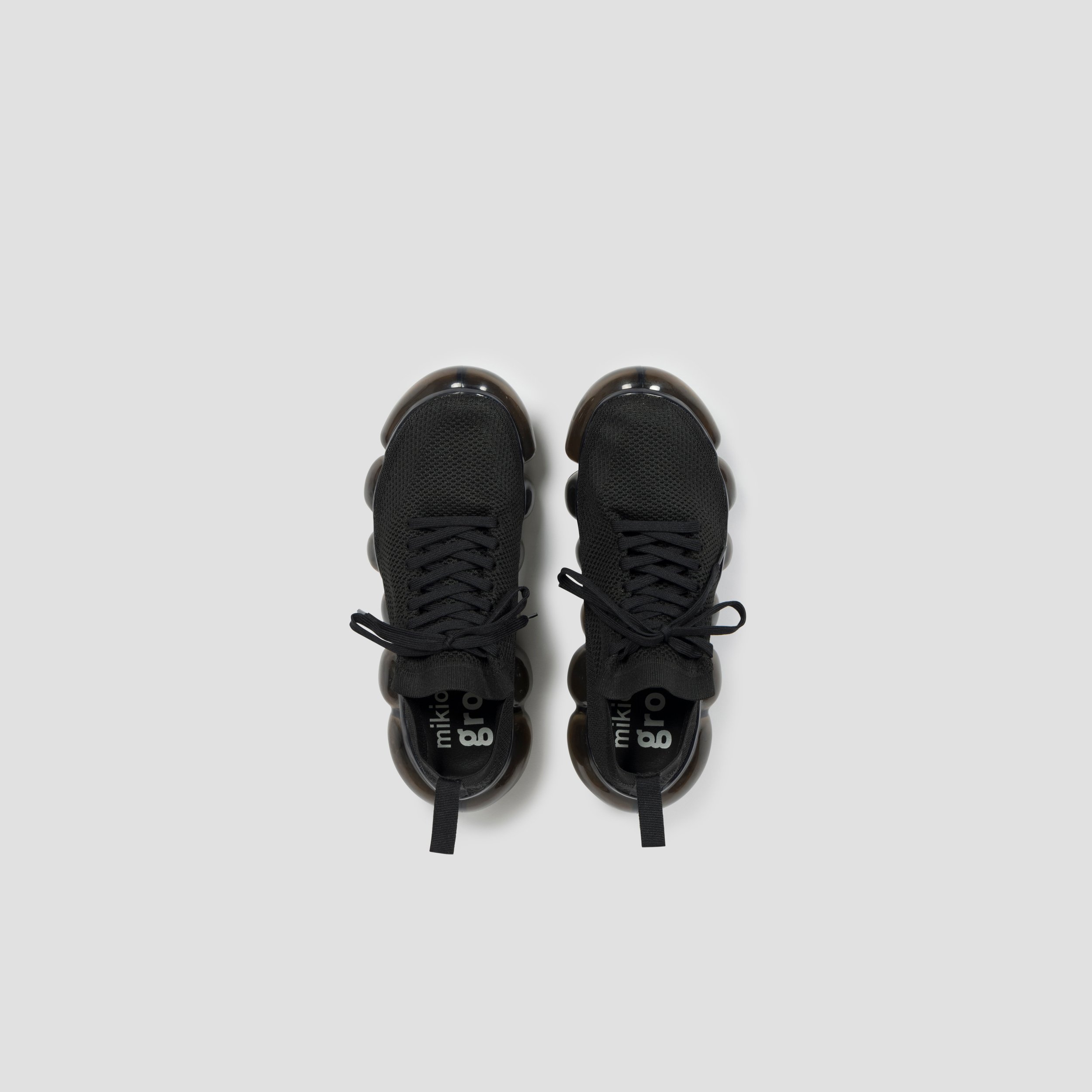 Gym Sock Trainer - Black in Black - The Shelter