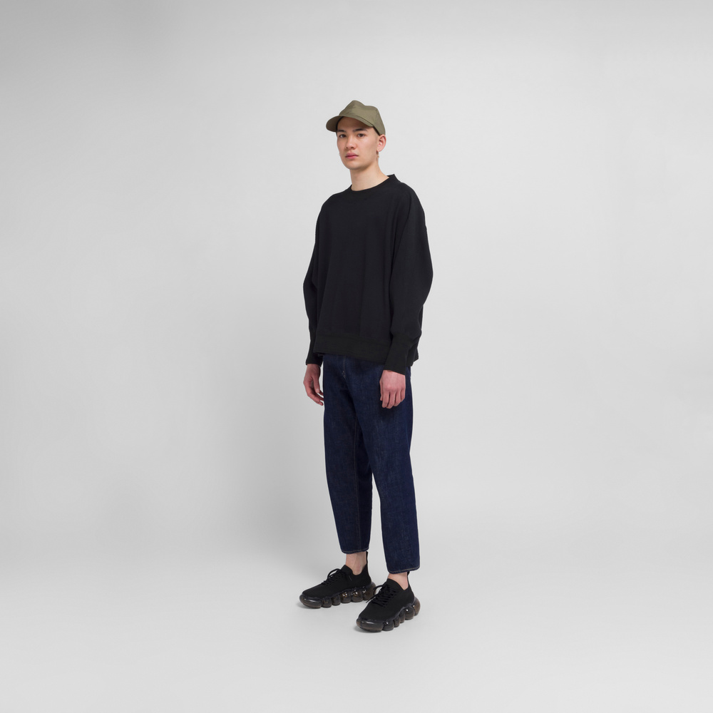 PERVERZE◆Re-Cotton Multi Rib Sweater/FREE/コットン/グリーン/01220305 PERVERZE Cardigan Re-Cotton Multi Rib Sweater FREE Cotton