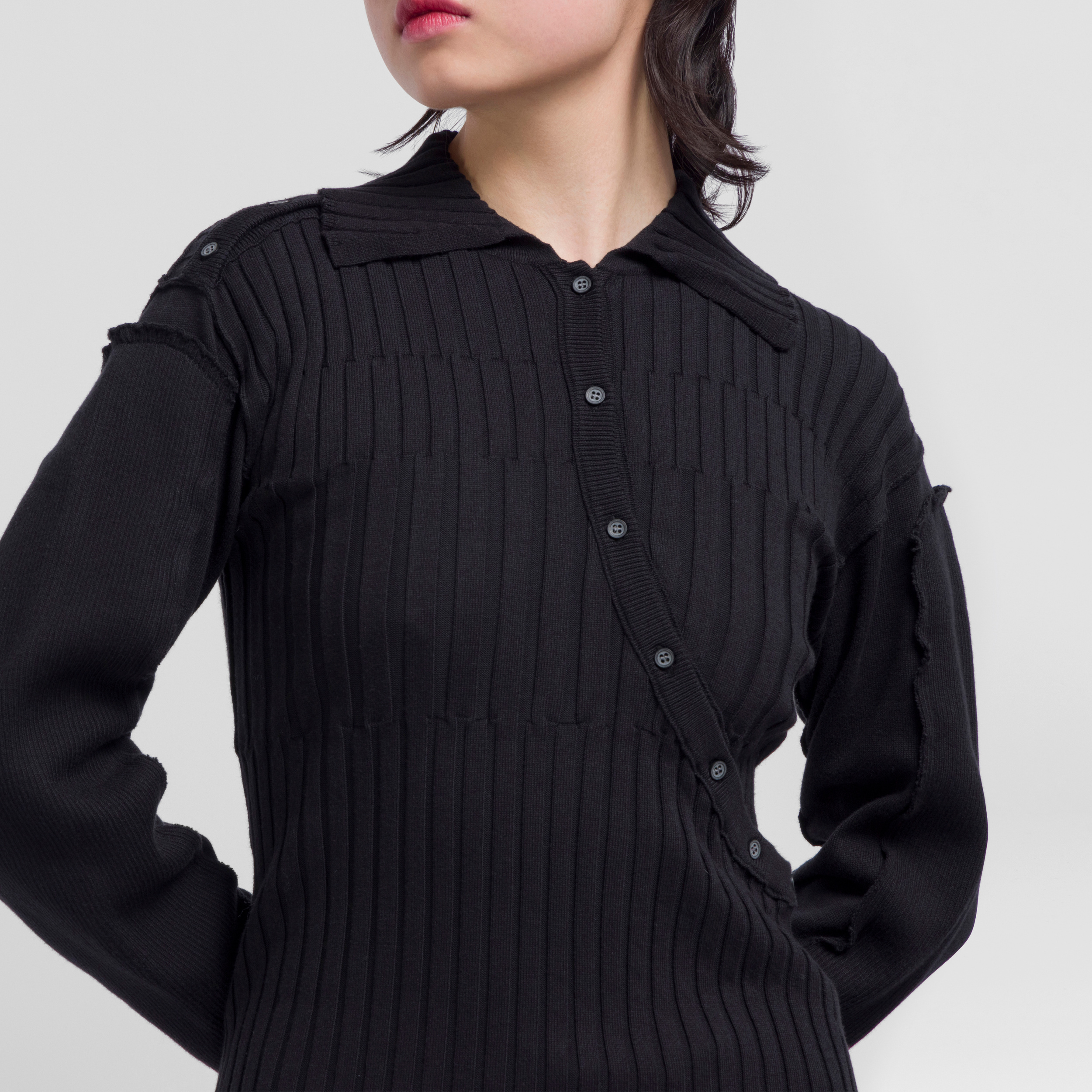 Future Present - PERVERZE | Re-Cotton Multi Rib Sweater
