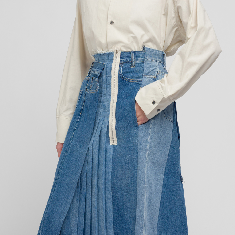Future Present - KURO | Mark VI Remake Denim Skirt