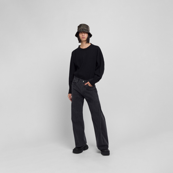 パンツ NTRUL DENIM TROUSERS BLACK パンツ NTRUL DENIM TROUSERS BLACK OKOLO