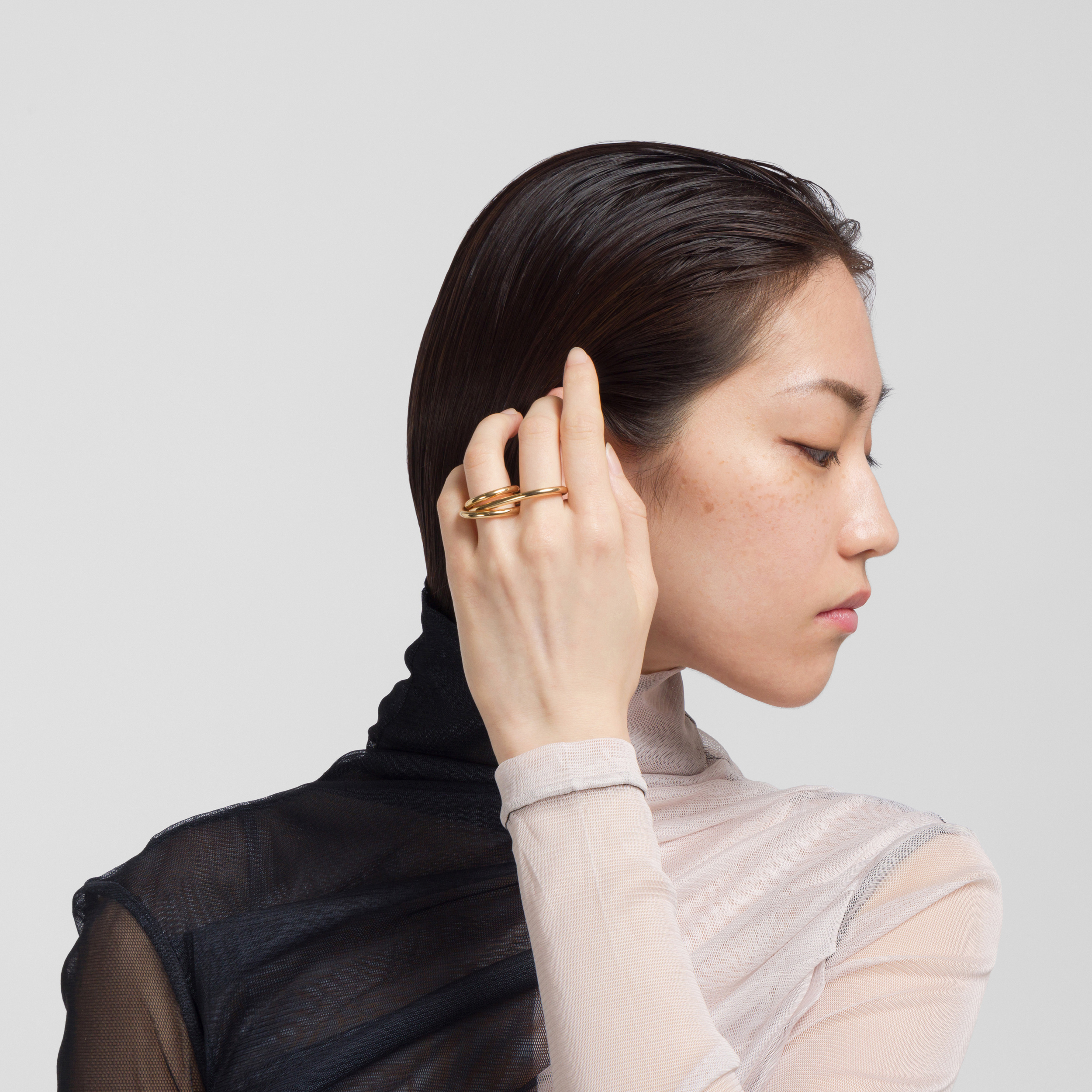 日本販売店 asami fujikawa DOUBLE FINGER RING/Mサイズ 【公式通販】